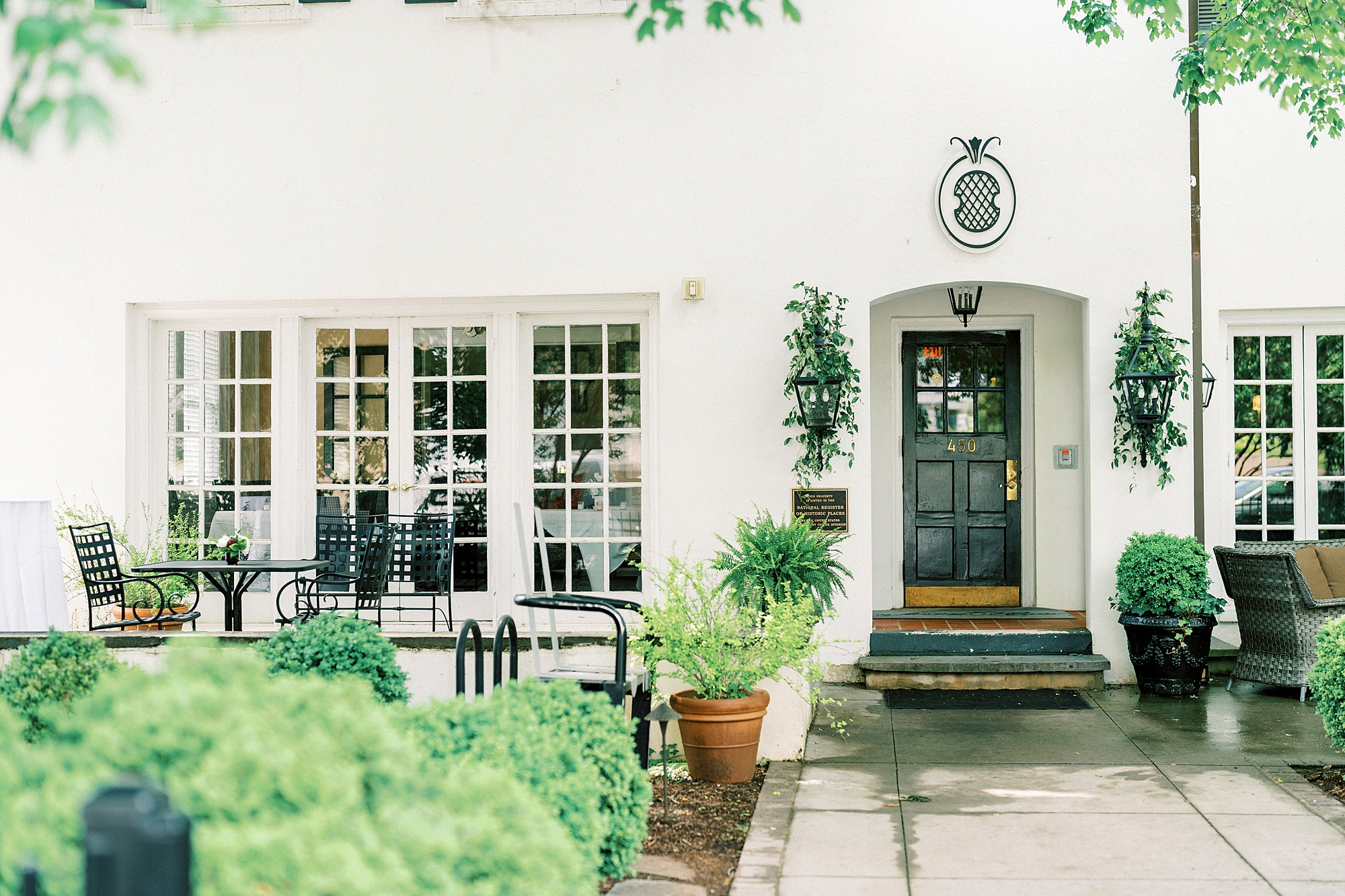 classic wedding day at The Spring House in Winston Salem NC