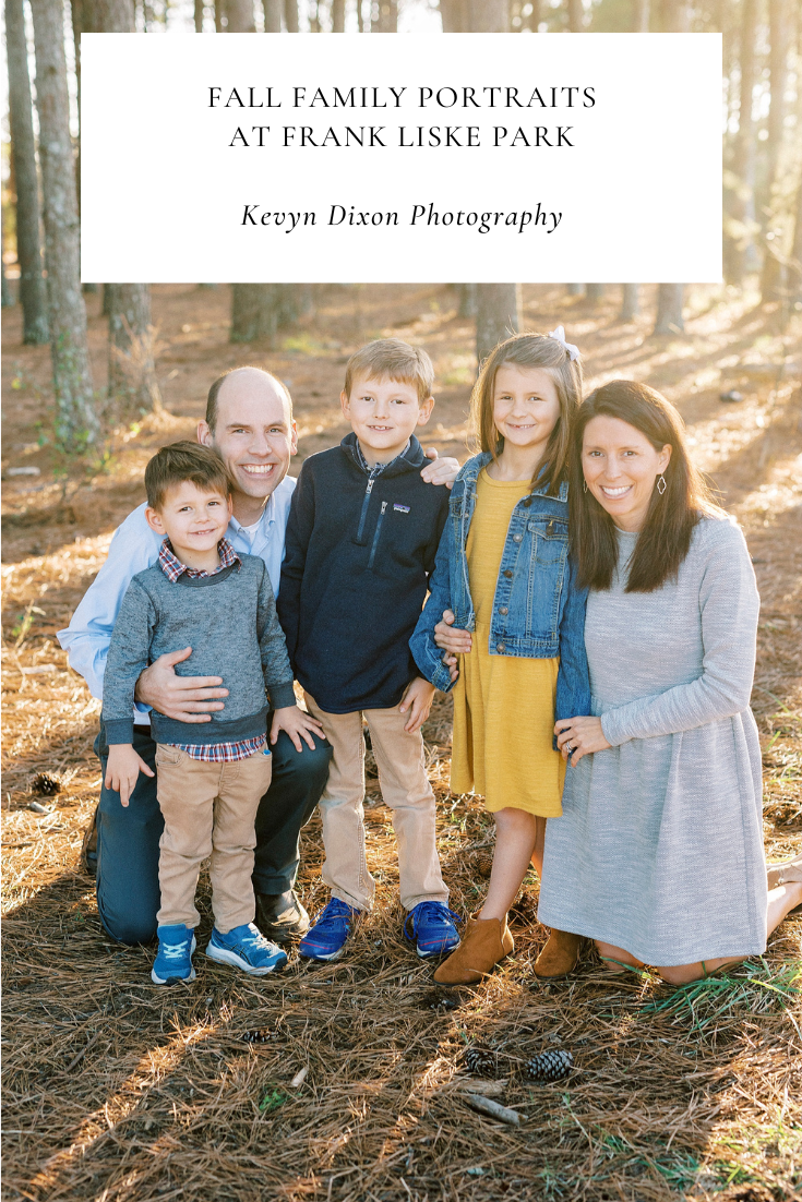 Colorful Frank Liske Park Family Portraits in Concord NC with North Carolina family photographer Kevyn Dixon Photography