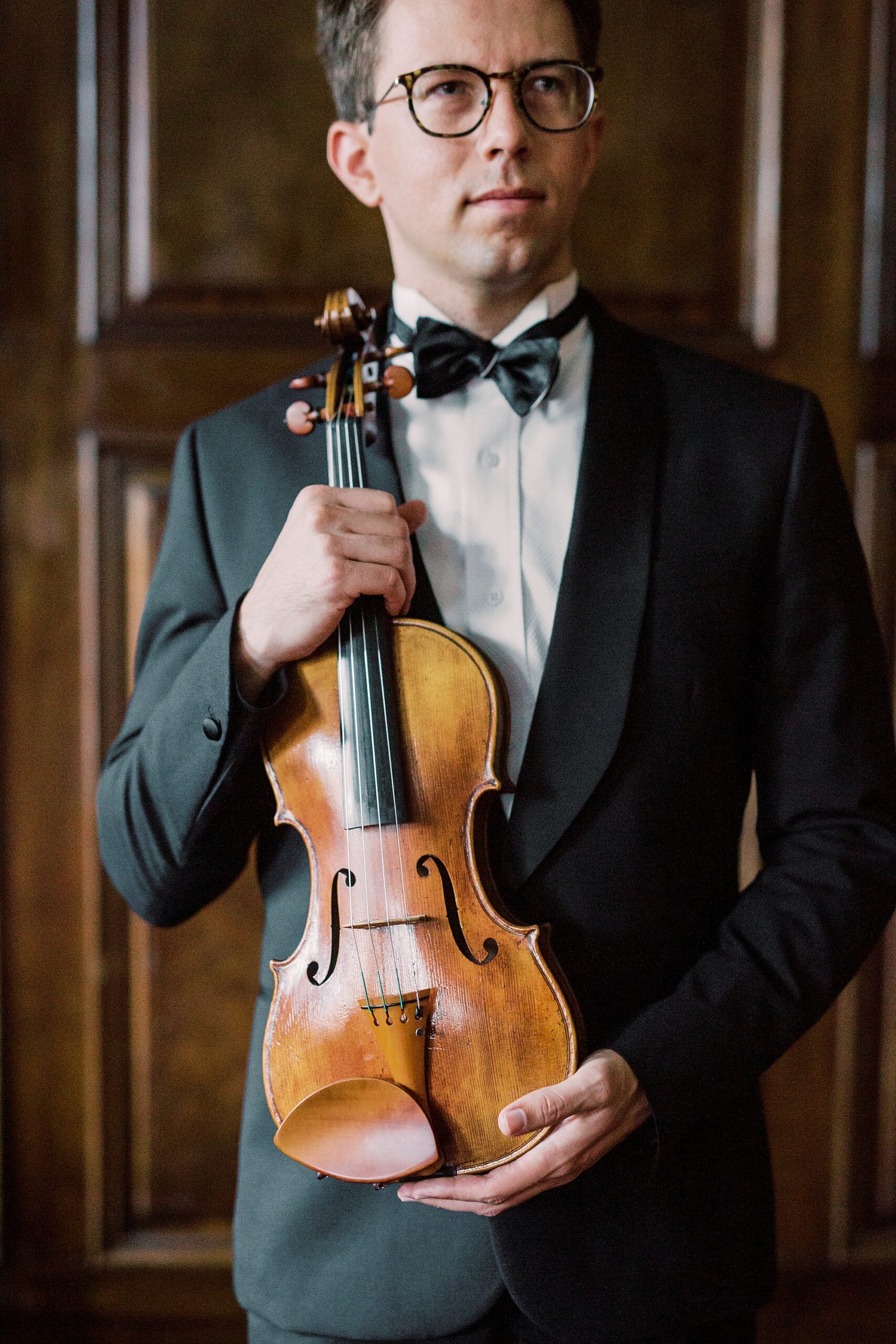 headshot for violin player in Rock Hill SC home