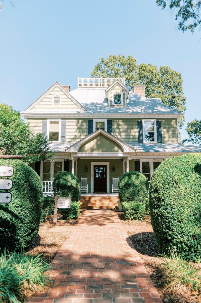 fall wedding at Whitehead Manor in Charlotte NC