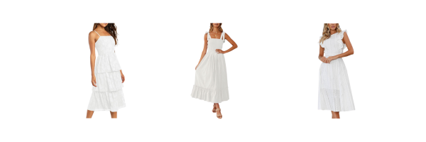 The best Amazon dresses for your bridal shower so you feel beautiful, shared by wedding photographer Kevyn Dixon Photography