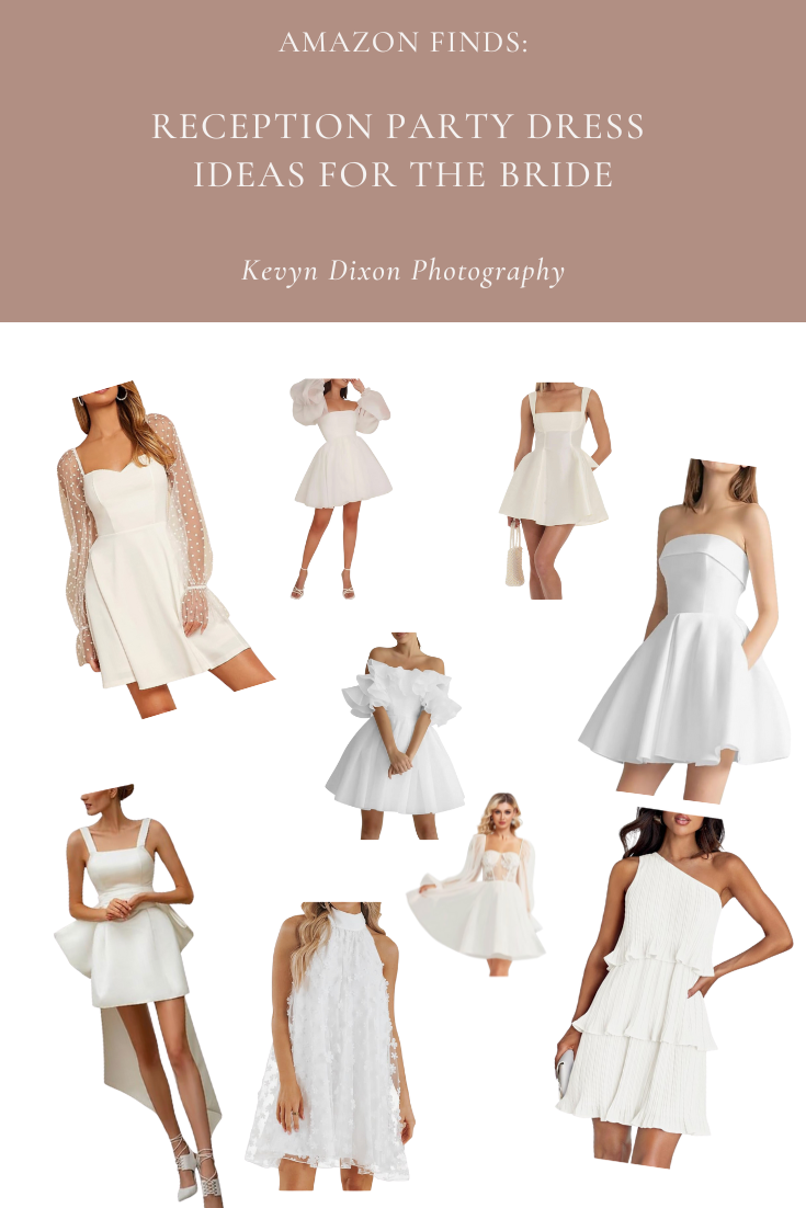 Wedding photographer Kevyn Dixon Photography shares reception party dress ideas for the bride for a second party look at your wedding