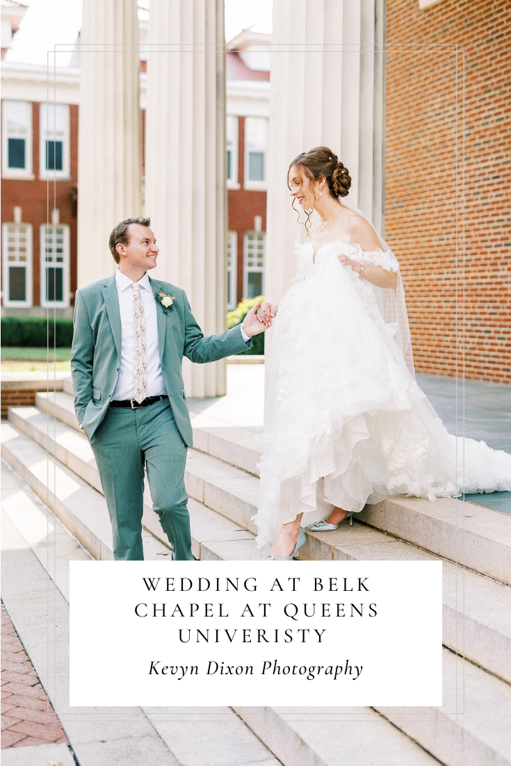 Charlotte wedding day at Belk Chapel and the Palmer Building with North Carolina wedding photographer Kevyn Dixon Photography