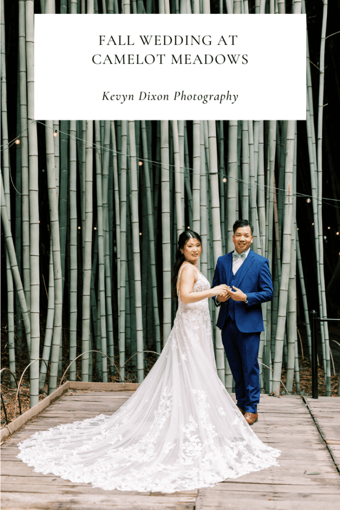Fall Wedding at Camelot Meadows in Belmont NC photographed by NC wedding photographer Kevyn Dixon Photography