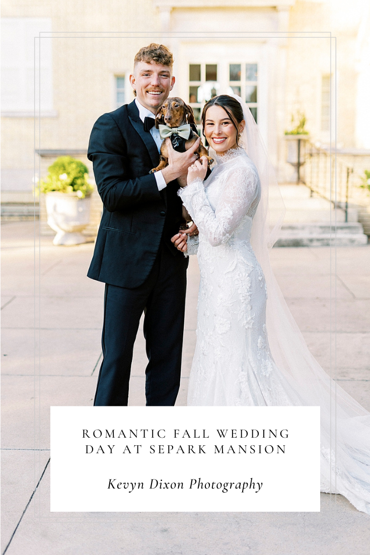 Luxurious fall wedding at Separk Mansion in Charlotte NC photographed by North Carolina wedding photographer Kevyn Dixon Photography