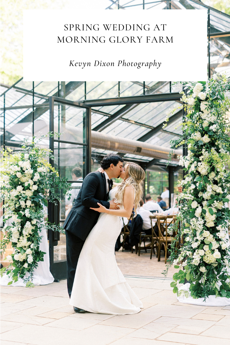 Romantic Spring Wedding at Morning Glory Farm in Unionville NC photographed by North Carolina Wedding Photographer Kevyn Dixon Photography