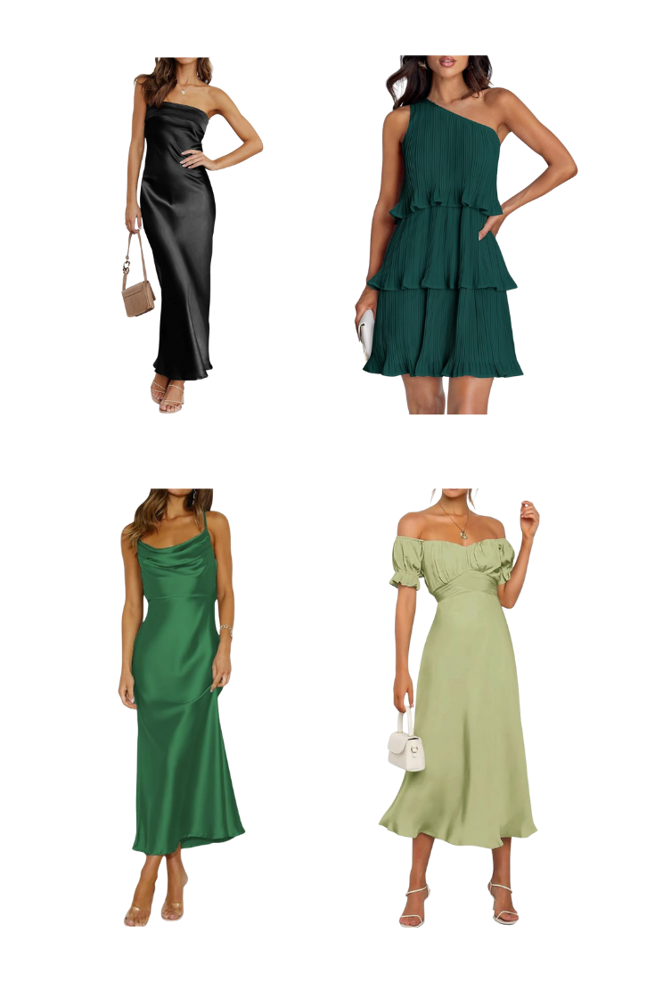 inspiration for summer wedding dresses from Amazon shared by NC wedding photographer