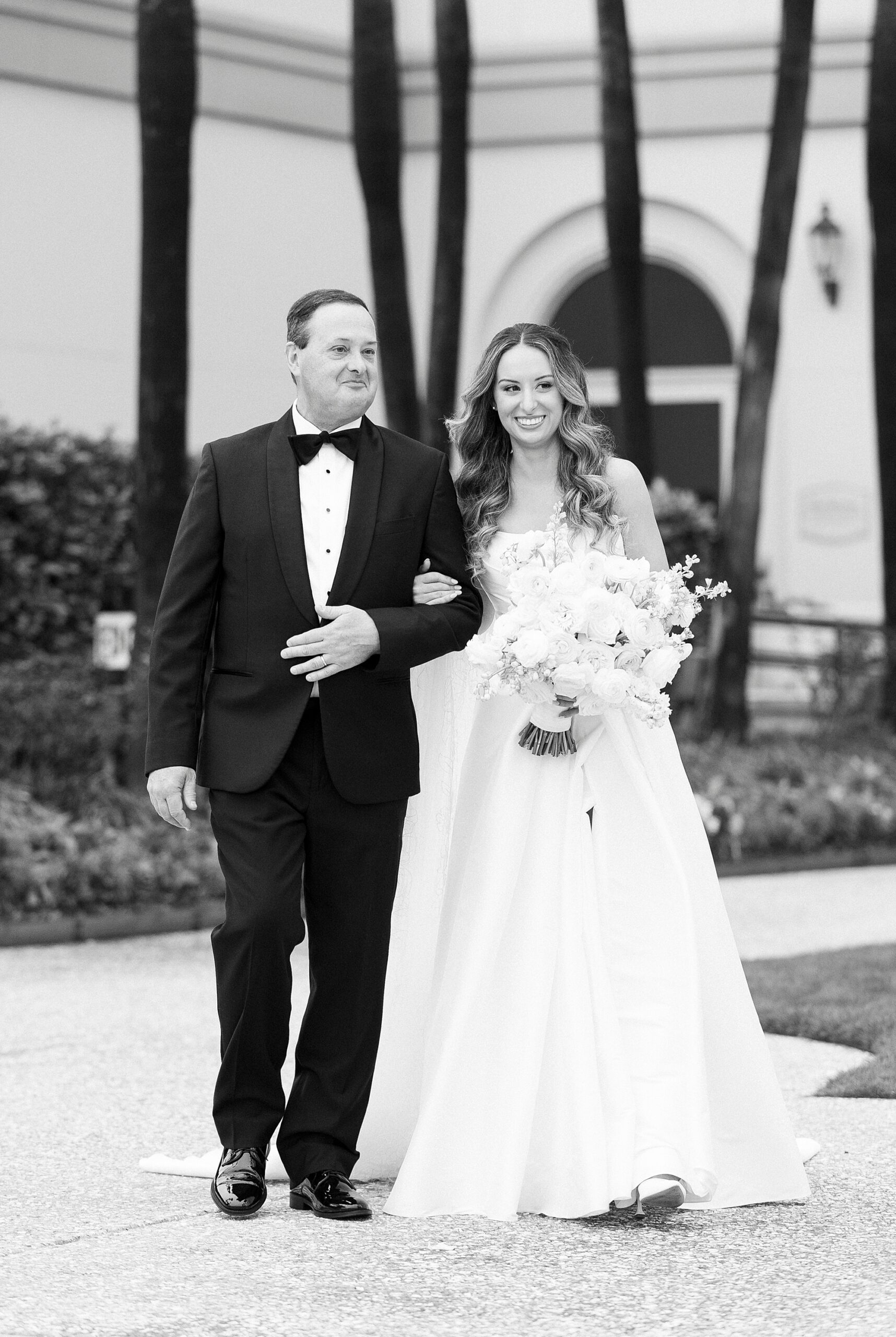 bride walking down the aisle 