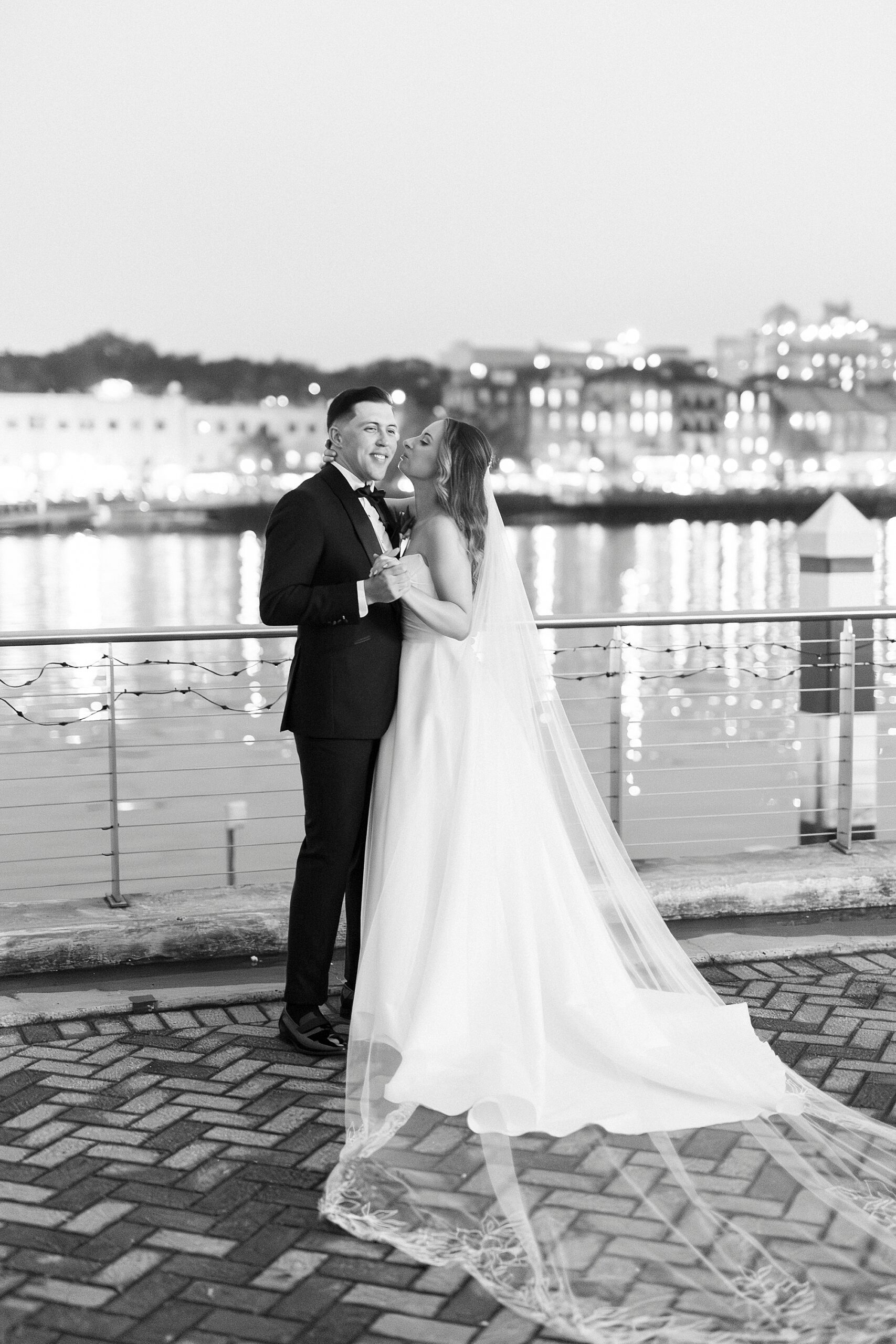 Romantic Savannah Riverfront wedding
