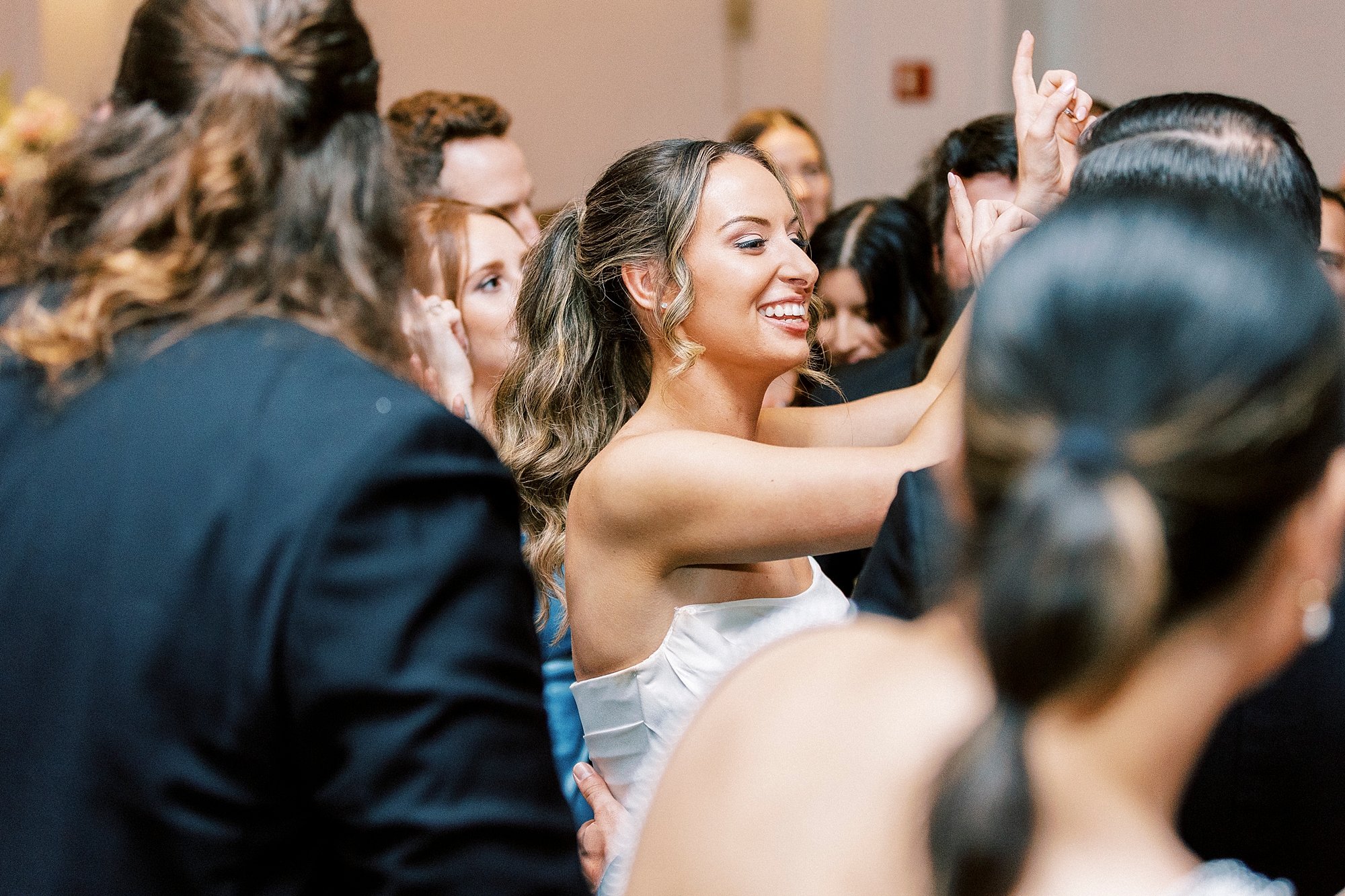 bride on the dance floor