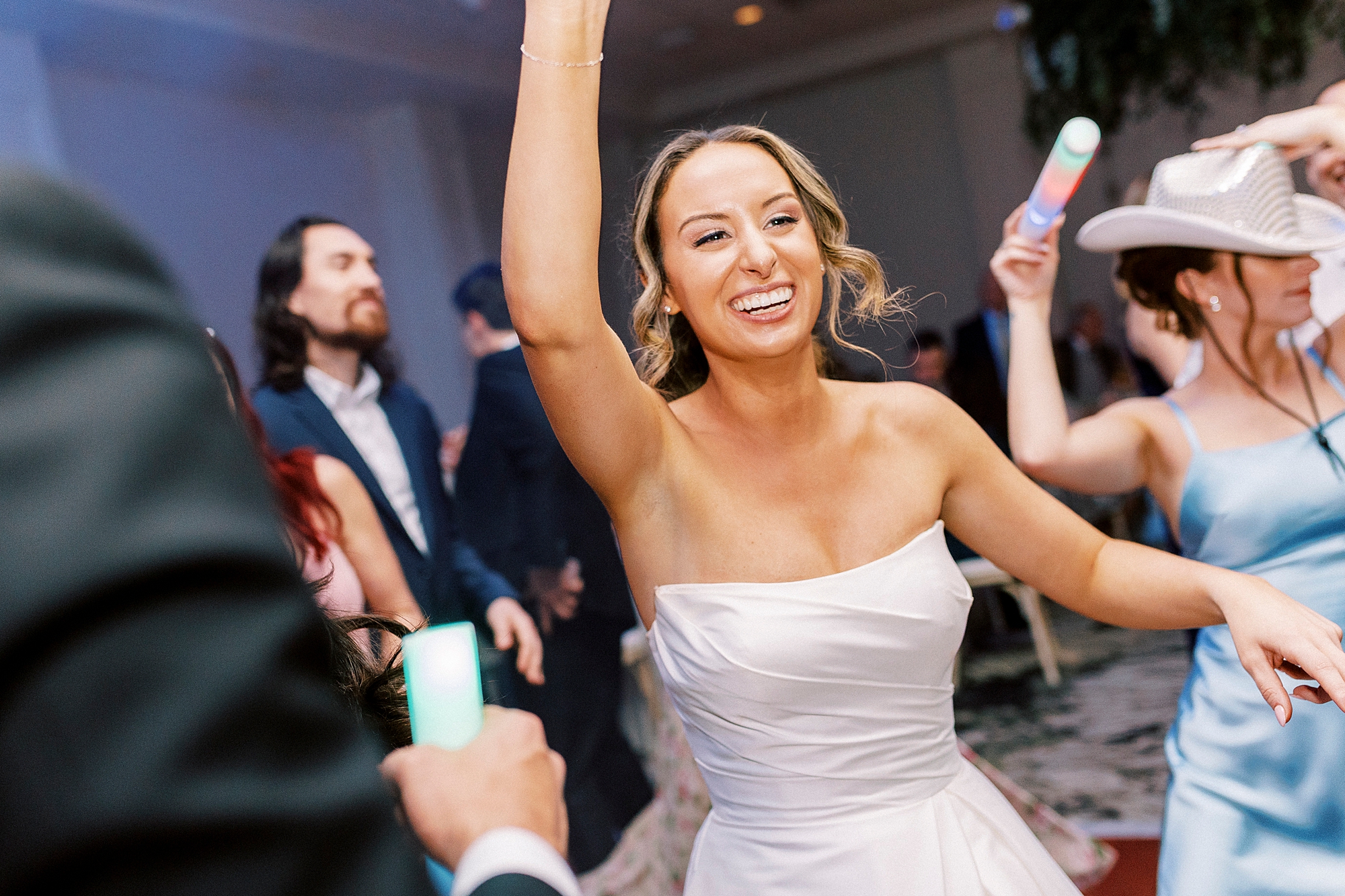 bride on the dance floor