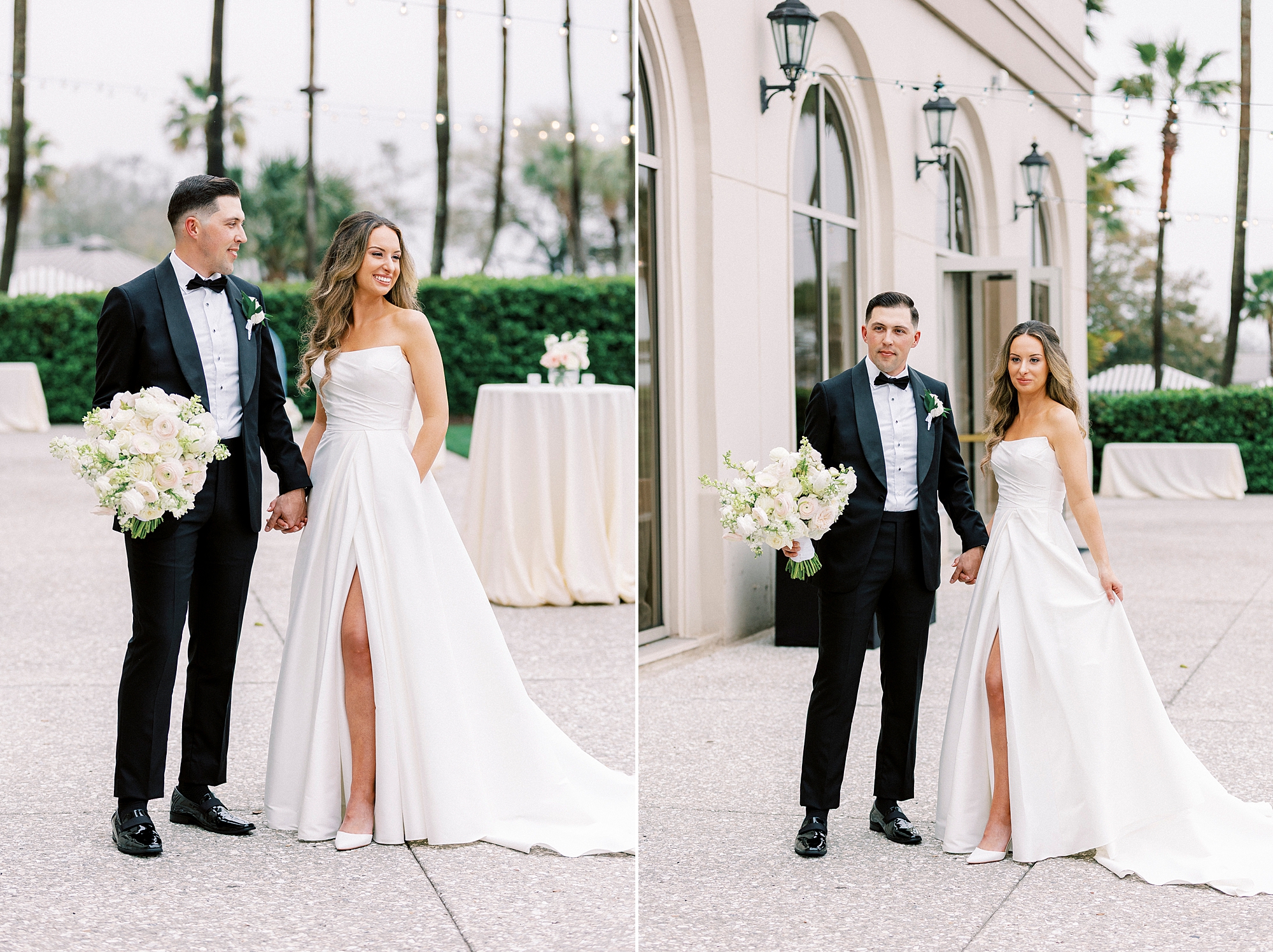 romantic wedding portraits from destination wedding at Savannah, GA