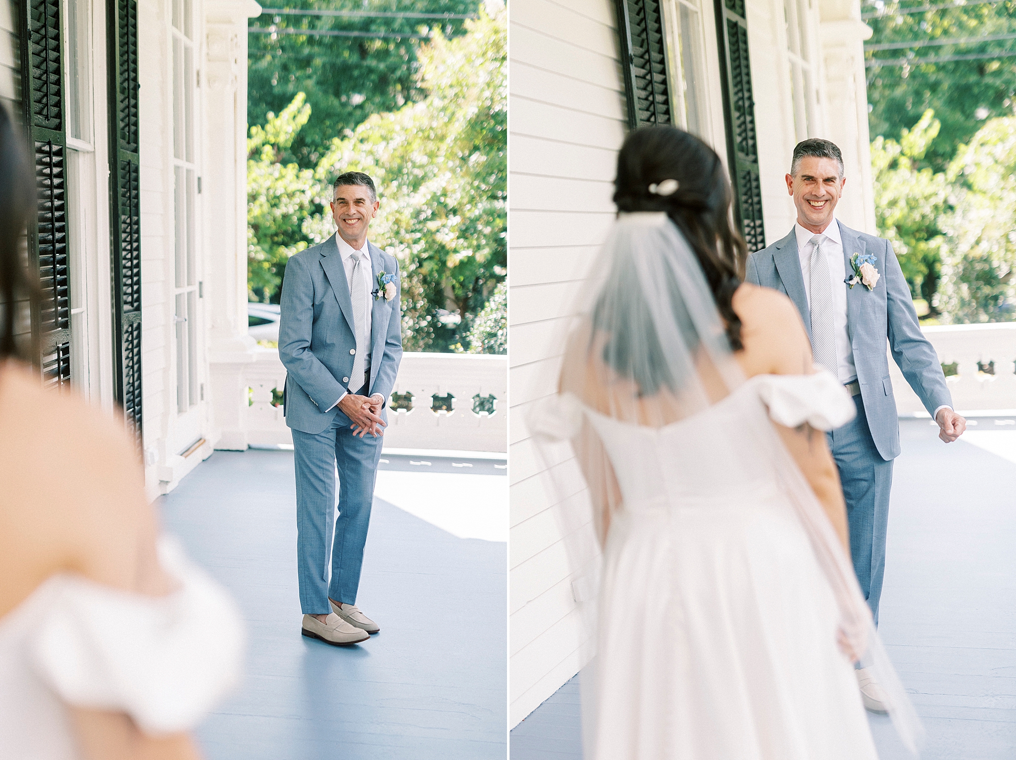 father daughter first look 