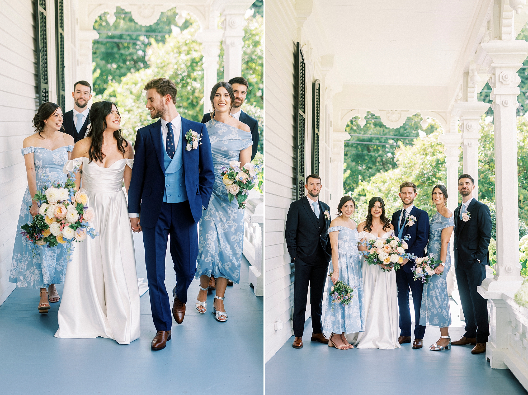 wedding party portraits 