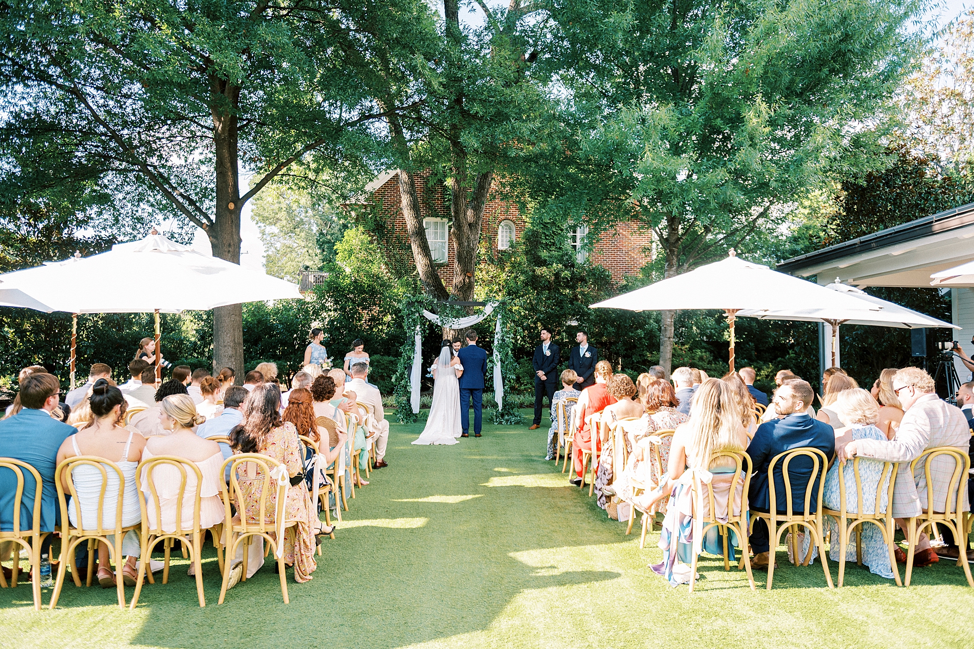 wedding ceremony in Raleigh, NC