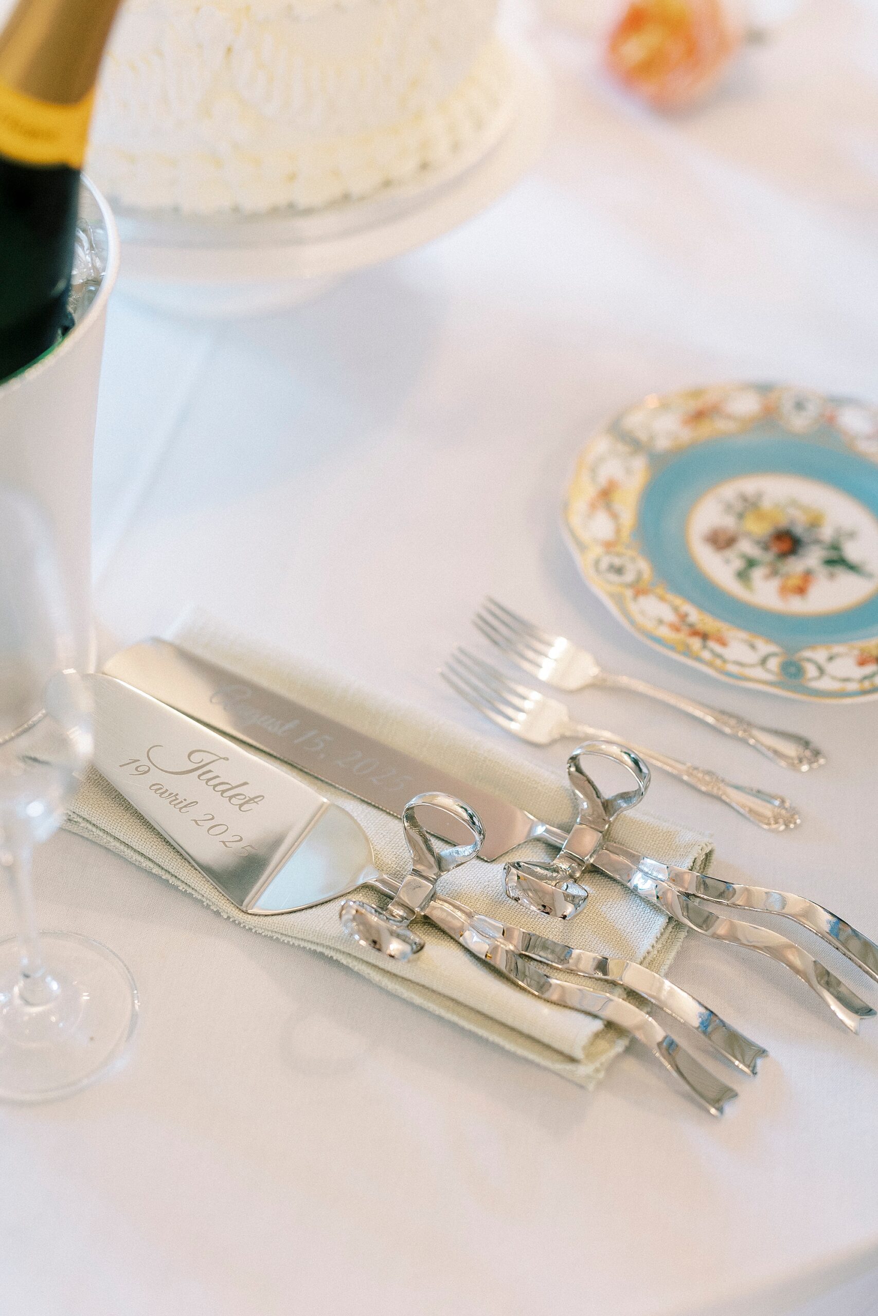 wedding cake cutlery 