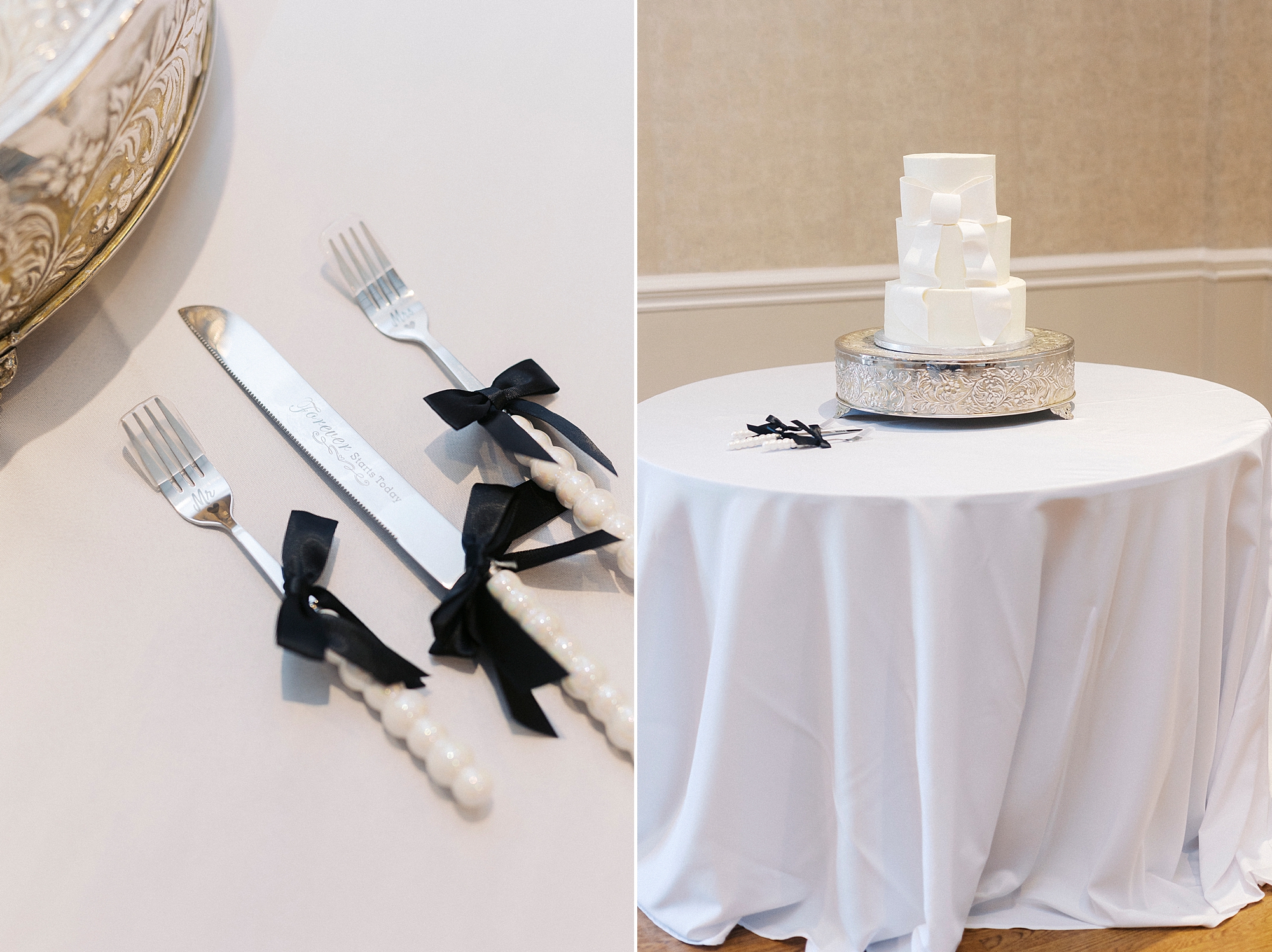 wedding cutler by elegant cake