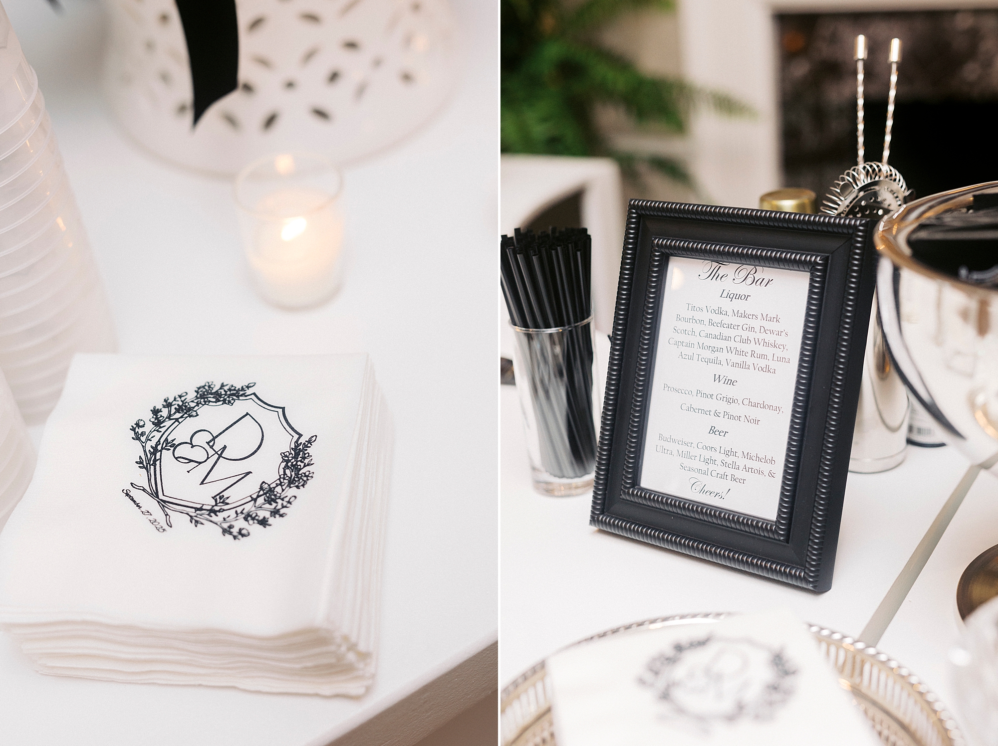 wedding reception details