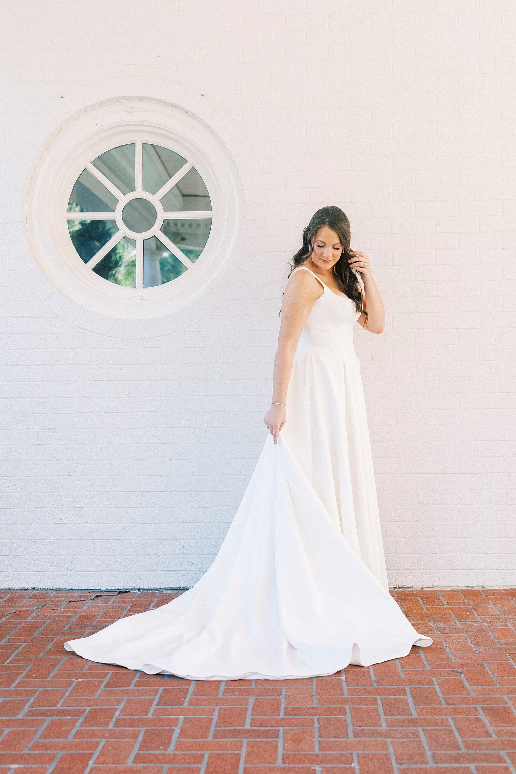 bride in wedding dress