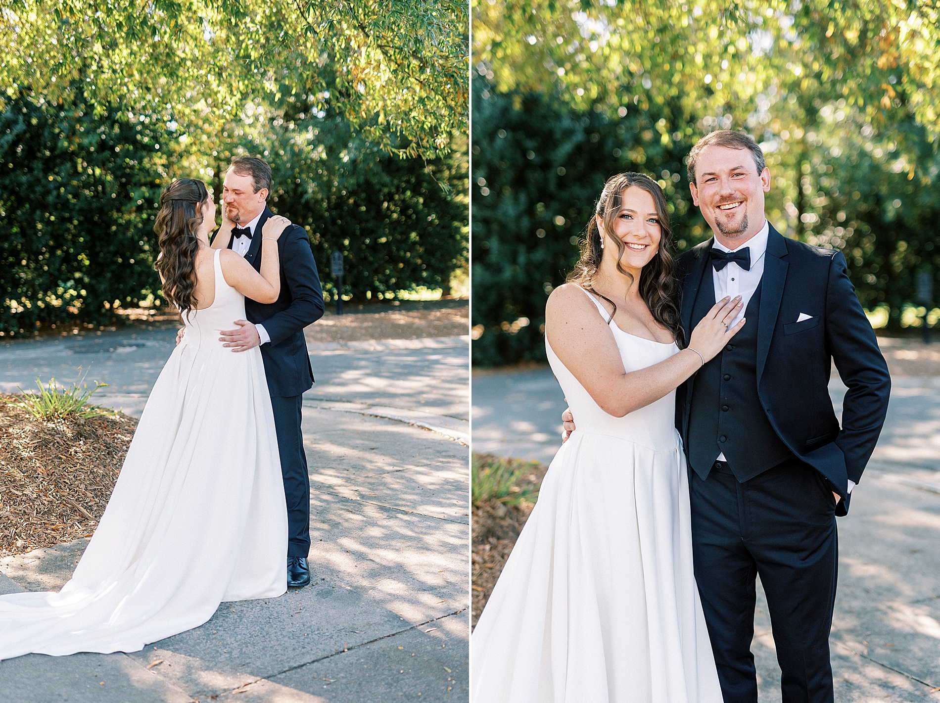 fall wedding portraits at Providence Country Club  