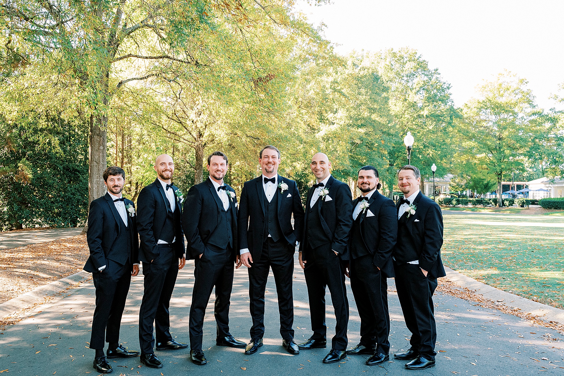 groom and groomsmen