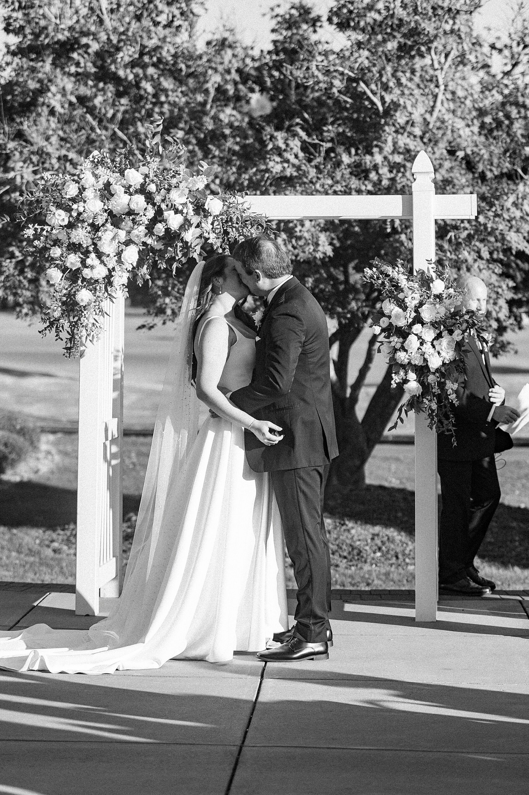 Providence Country Club Fall Wedding ceremony