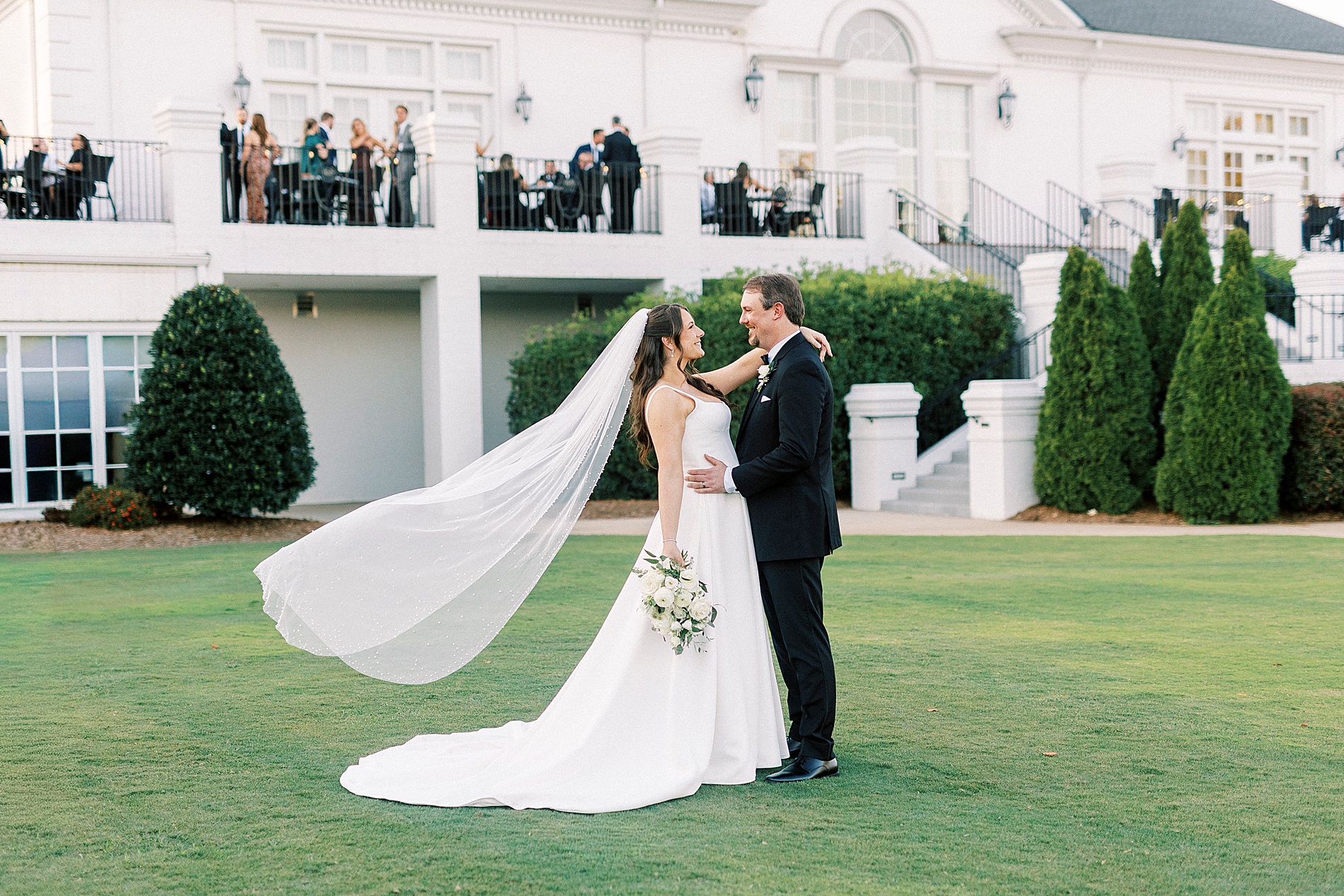 romantic newlywed portraits 