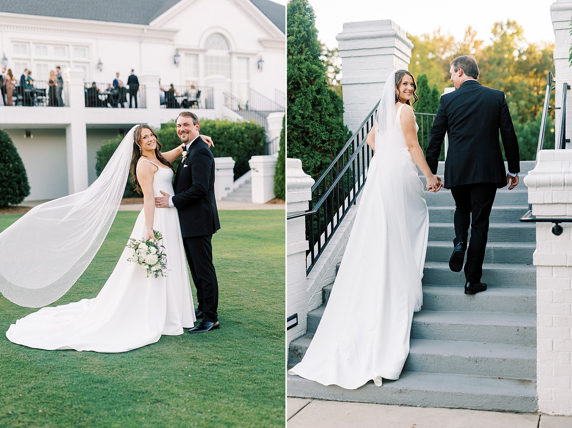 fall wedding portraits at Providence Country Club  
