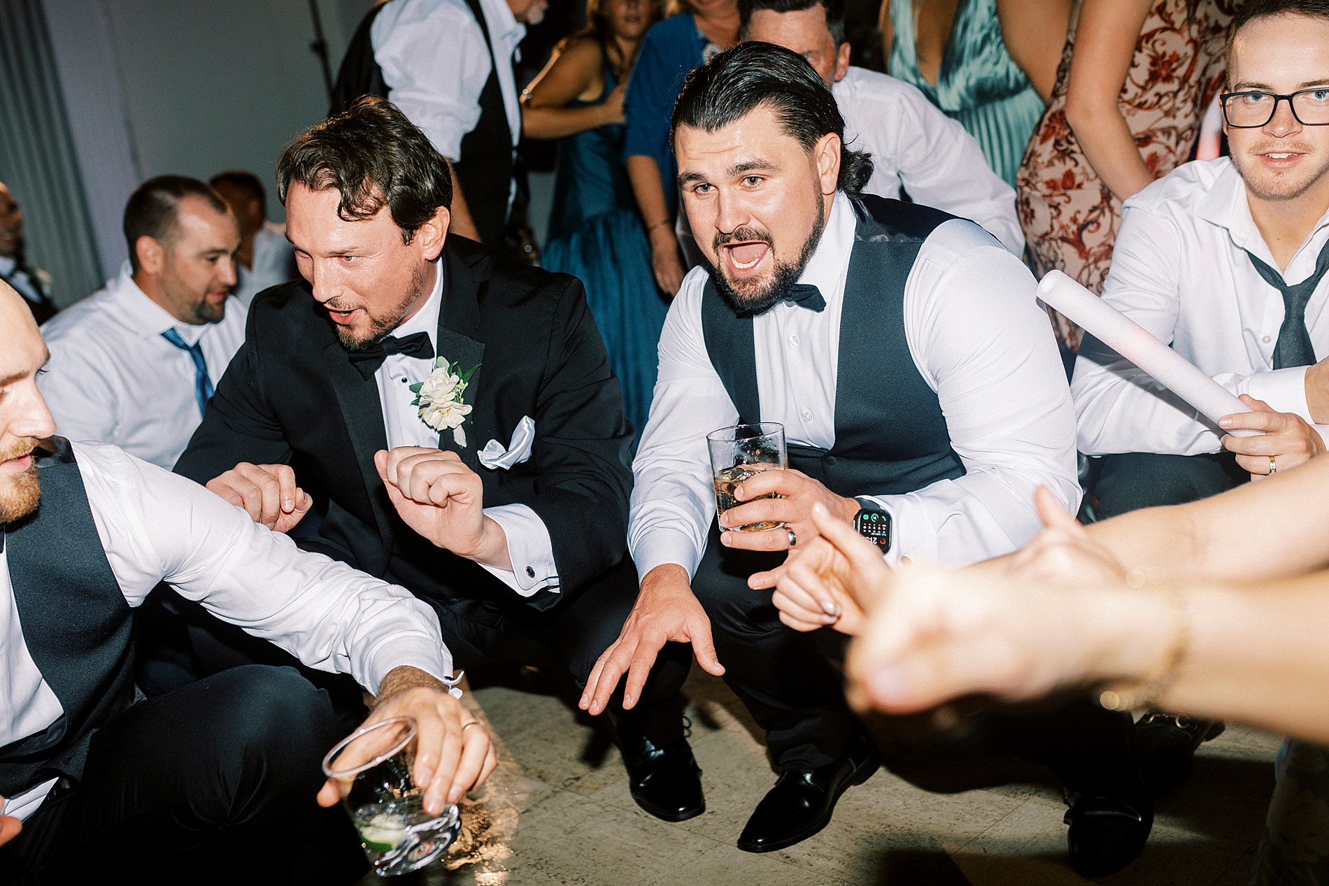 Fall wedding reception at Providence Country Club  