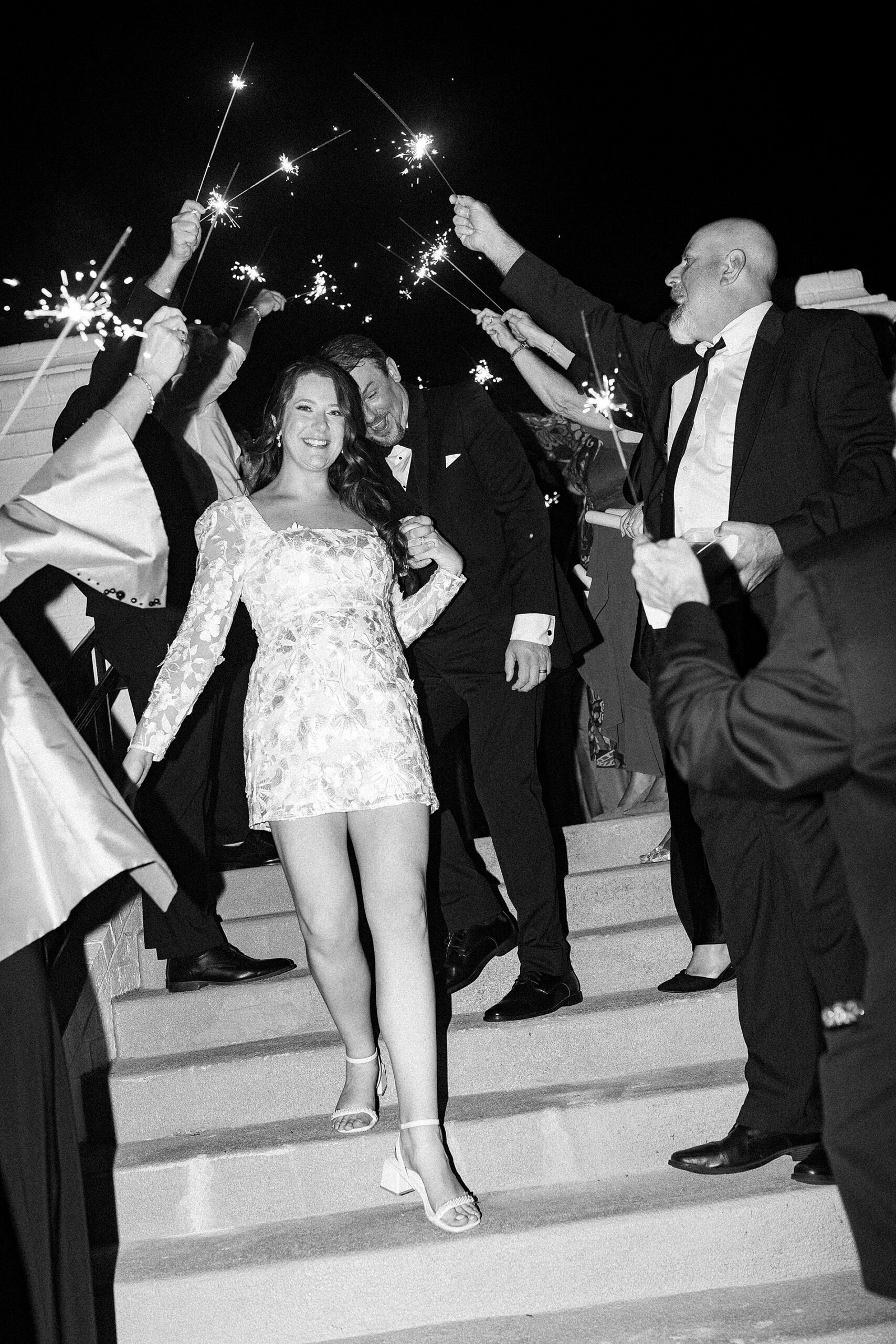 sparkler exit at Providence Country Club 