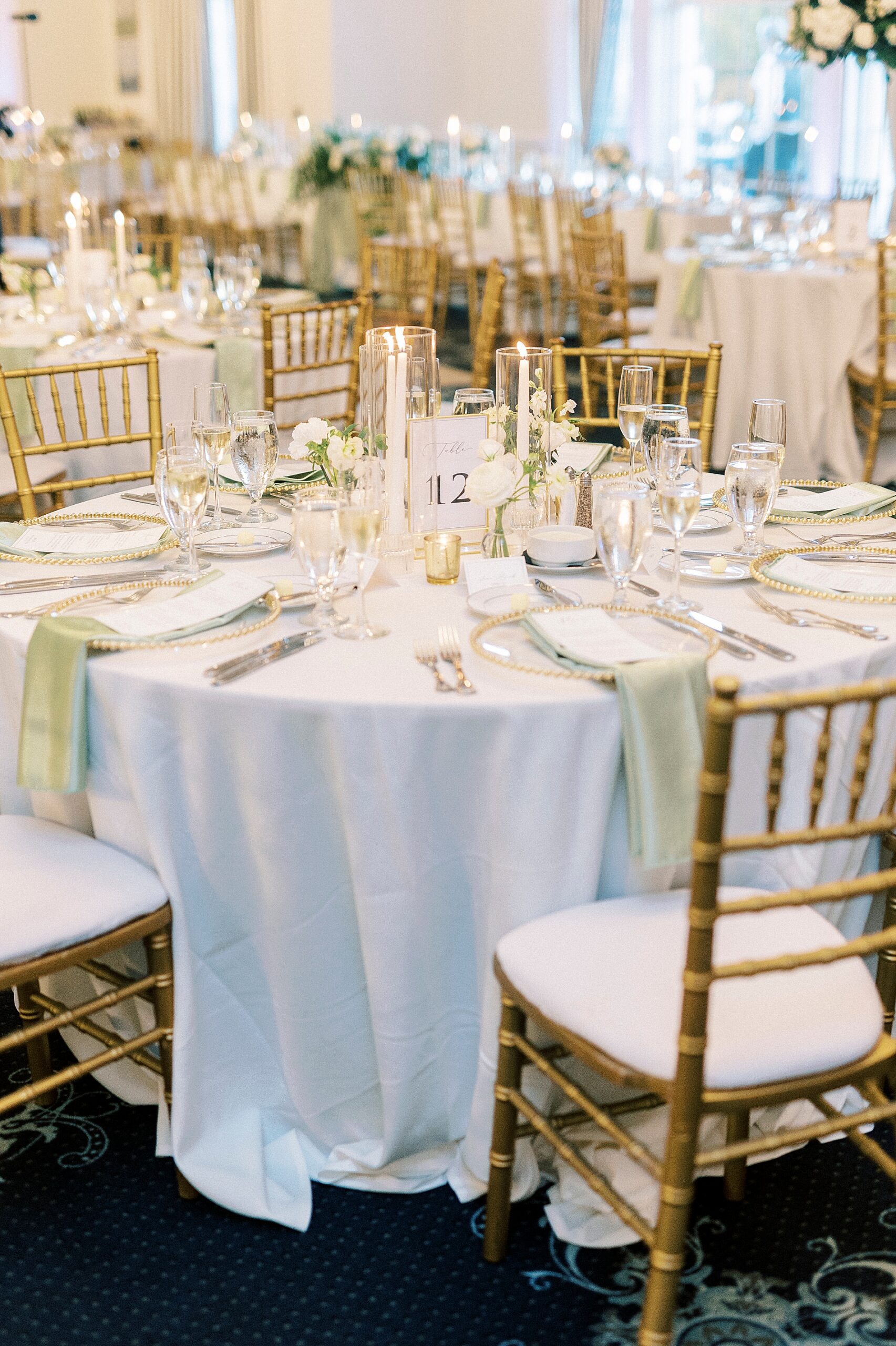 Charlotte, NC wedding reception at Providence Country Club  