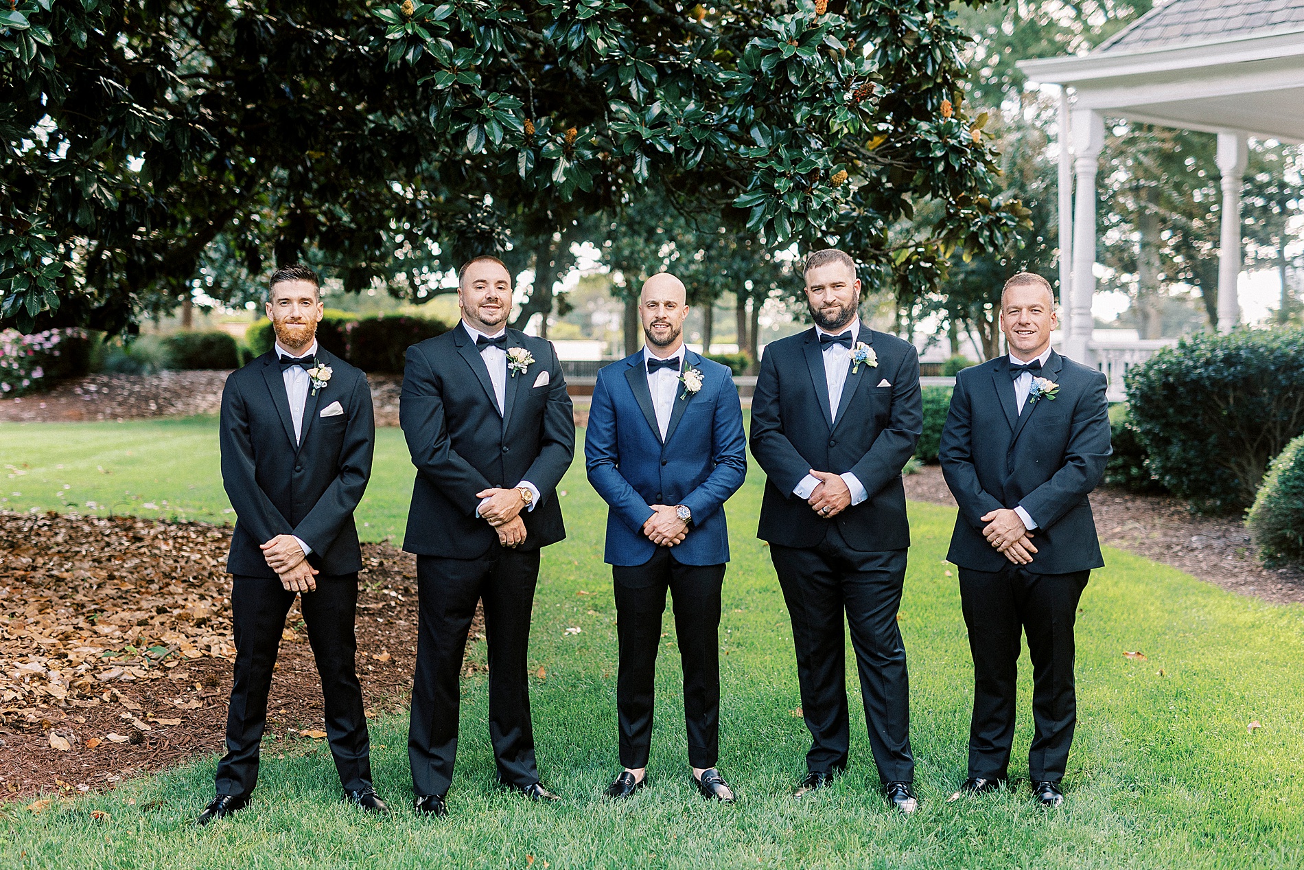 groomsmen with groom
