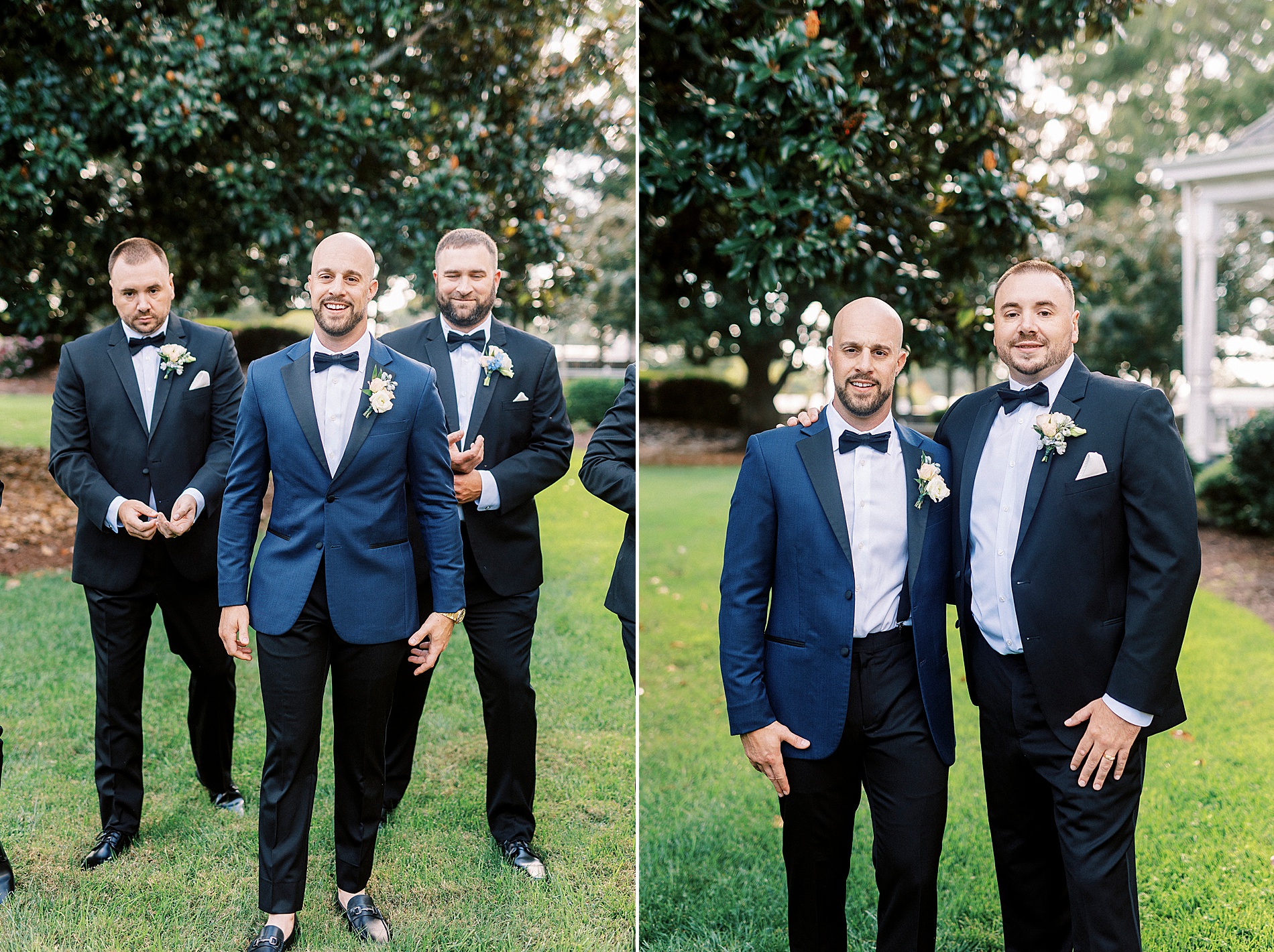 groom portraits with groomsmen