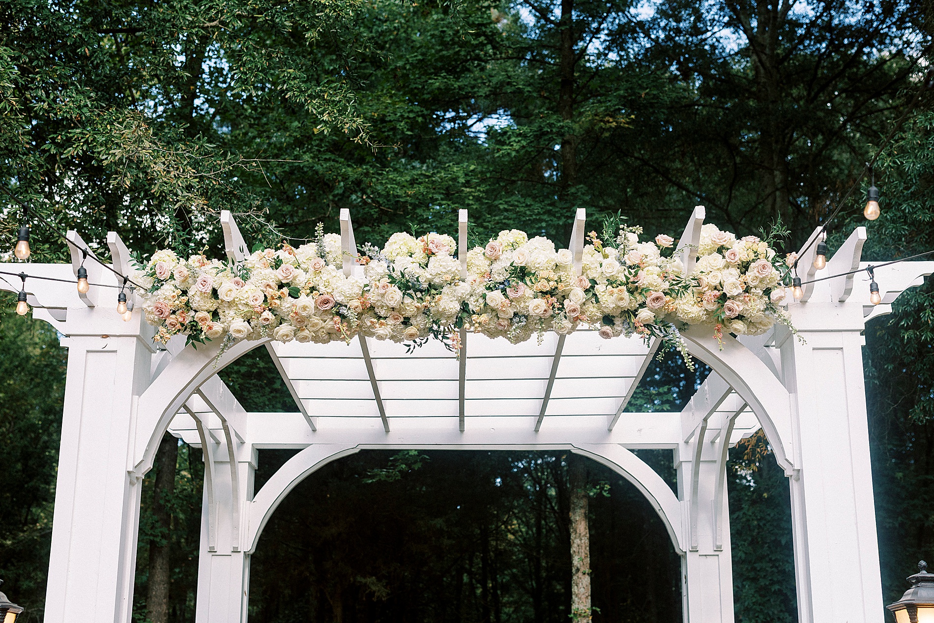 Wedding arch from The Brawley Estate Wedding