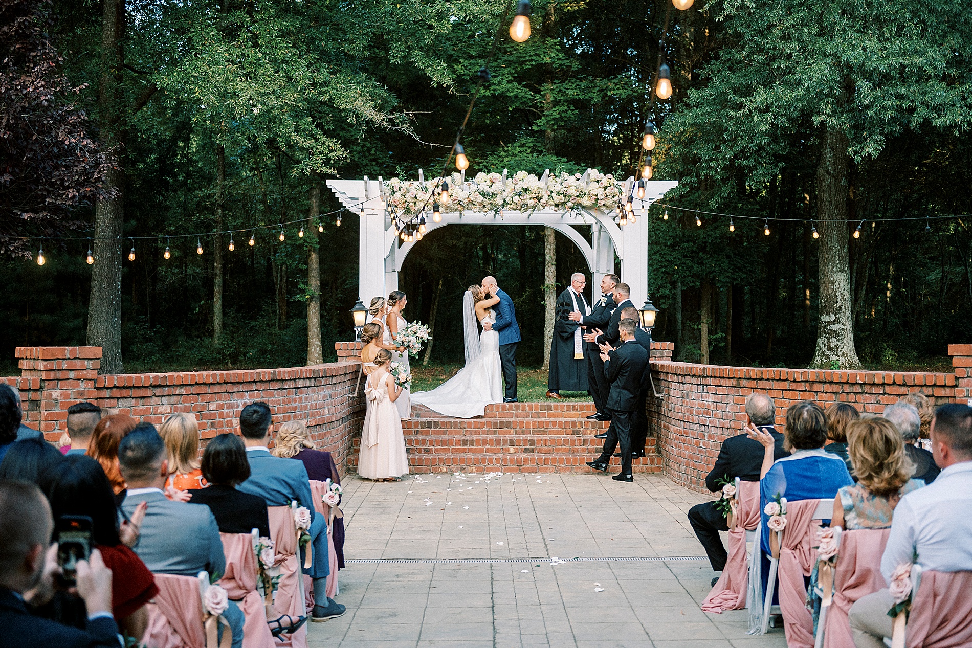 The Brawley Estate outdoor Wedding ceremony