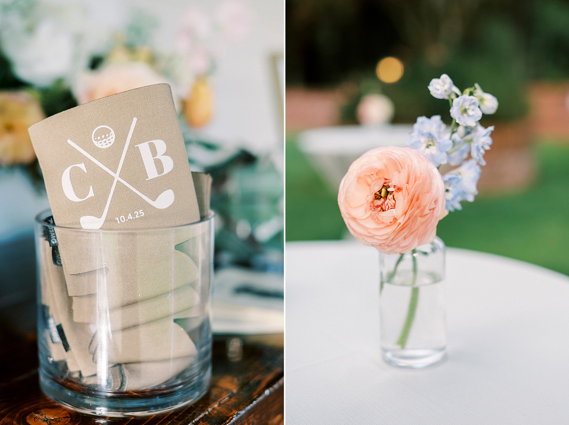 drink koozie wedding favors