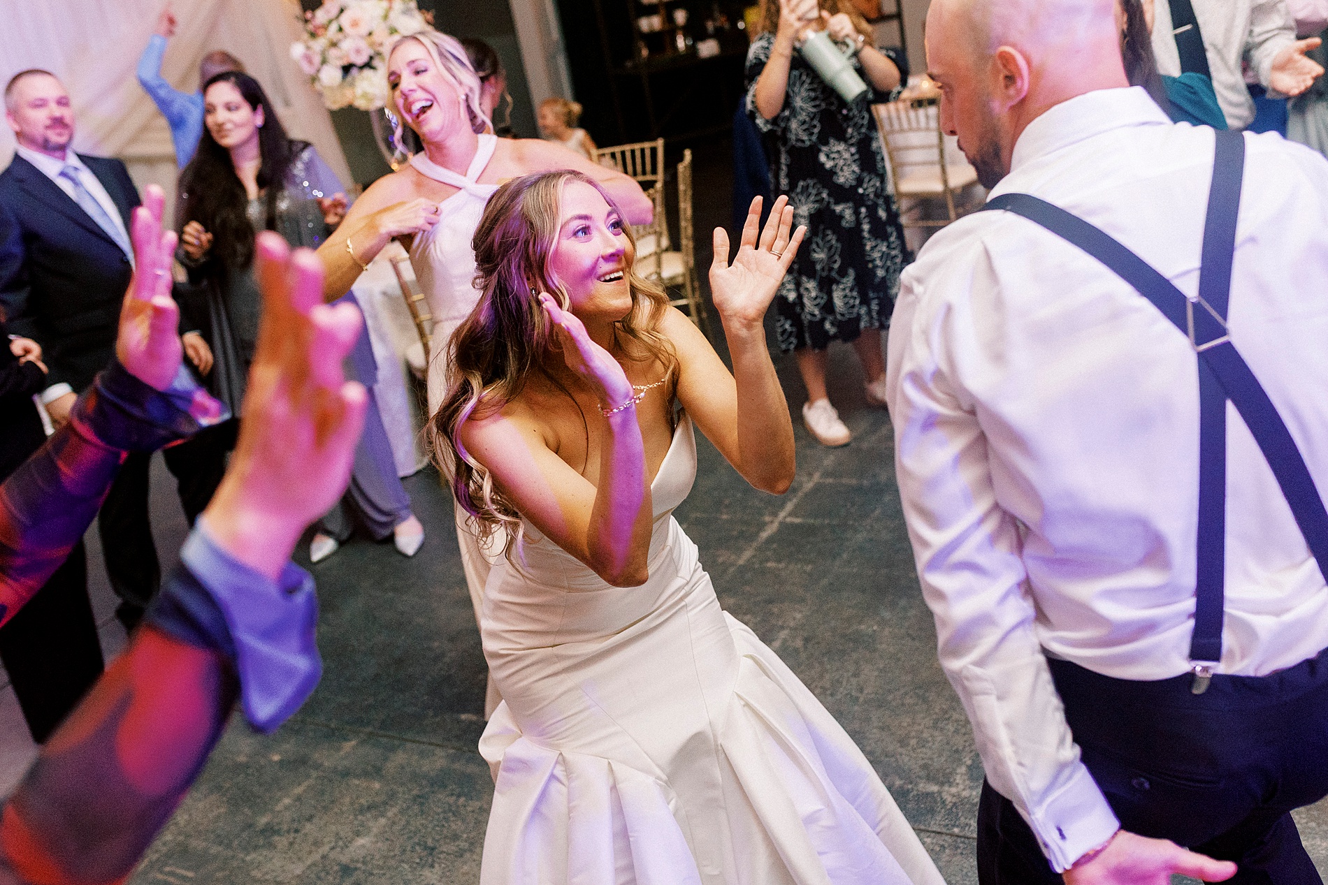 newlyweds on the dance floor