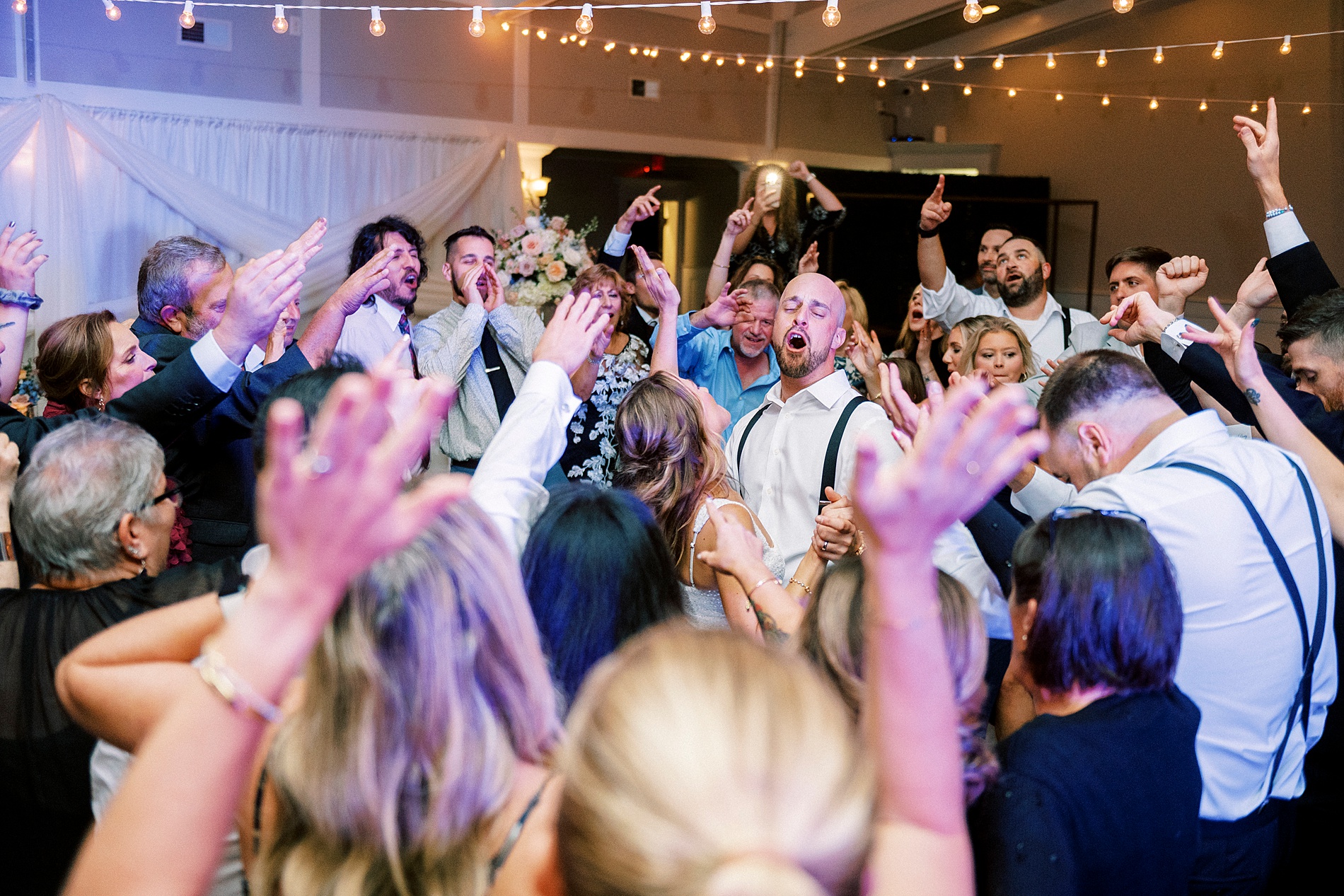 The Brawley Estate Wedding reception in Mooresville, NC