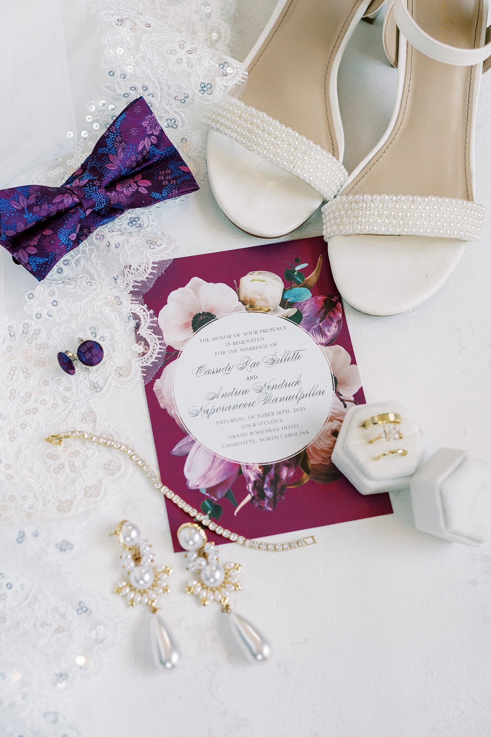 wedding details from The Grand Bohemian Hotel Wedding in Uptown Charlotte, NC