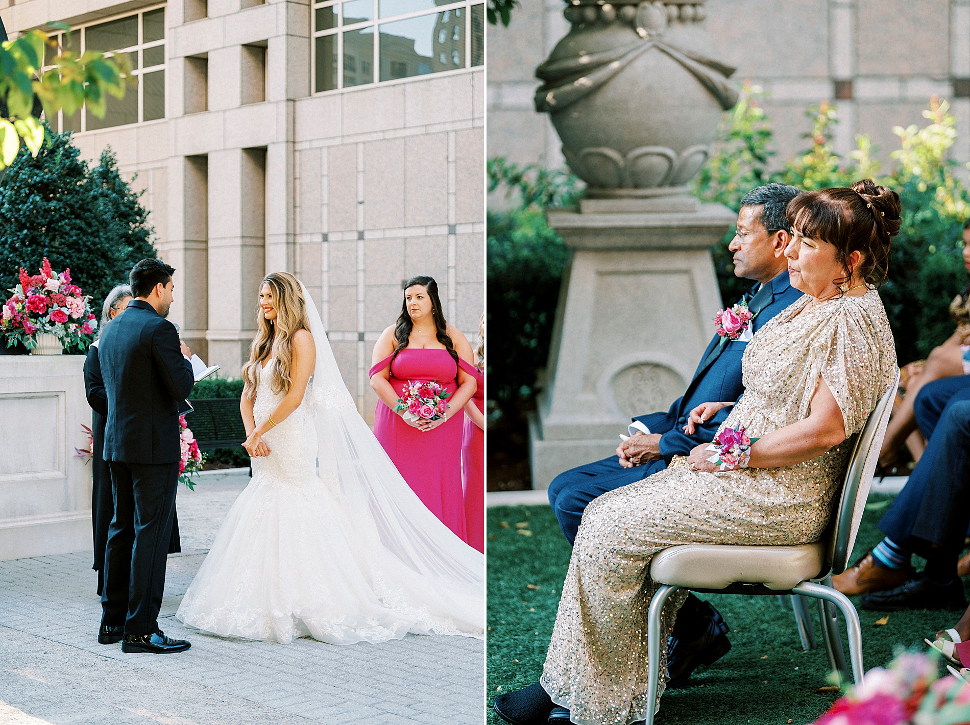 wedding ceremony at The Grand Bohemian Hotel  