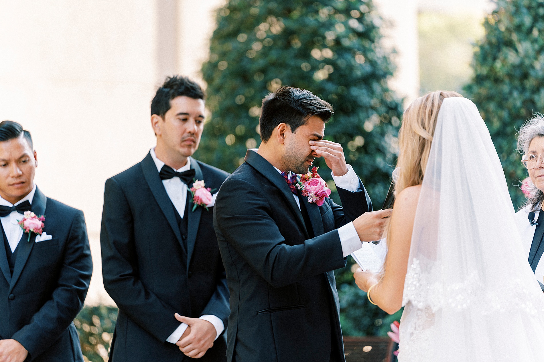 emotional wedding ceremony 