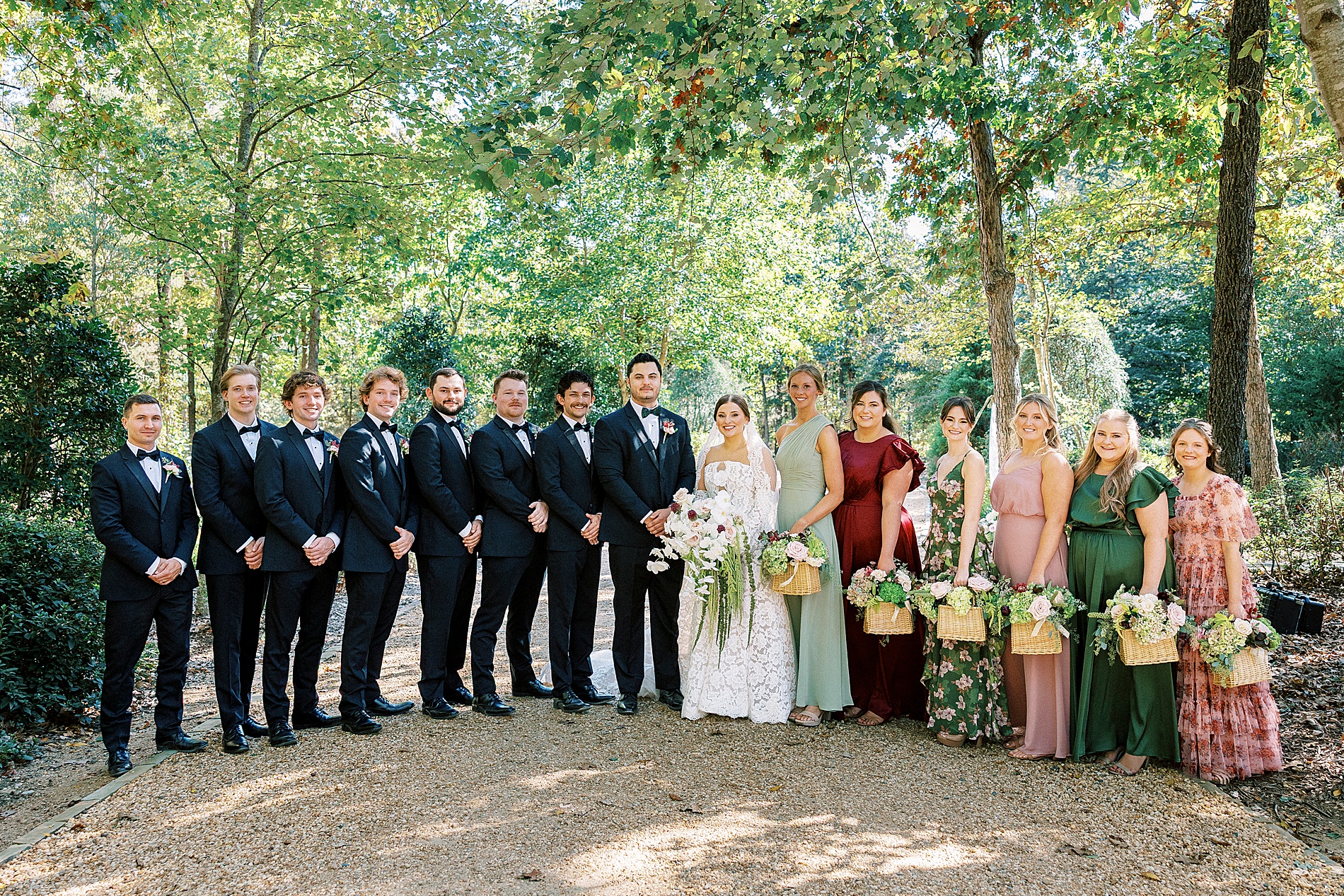 wedding party portraits 