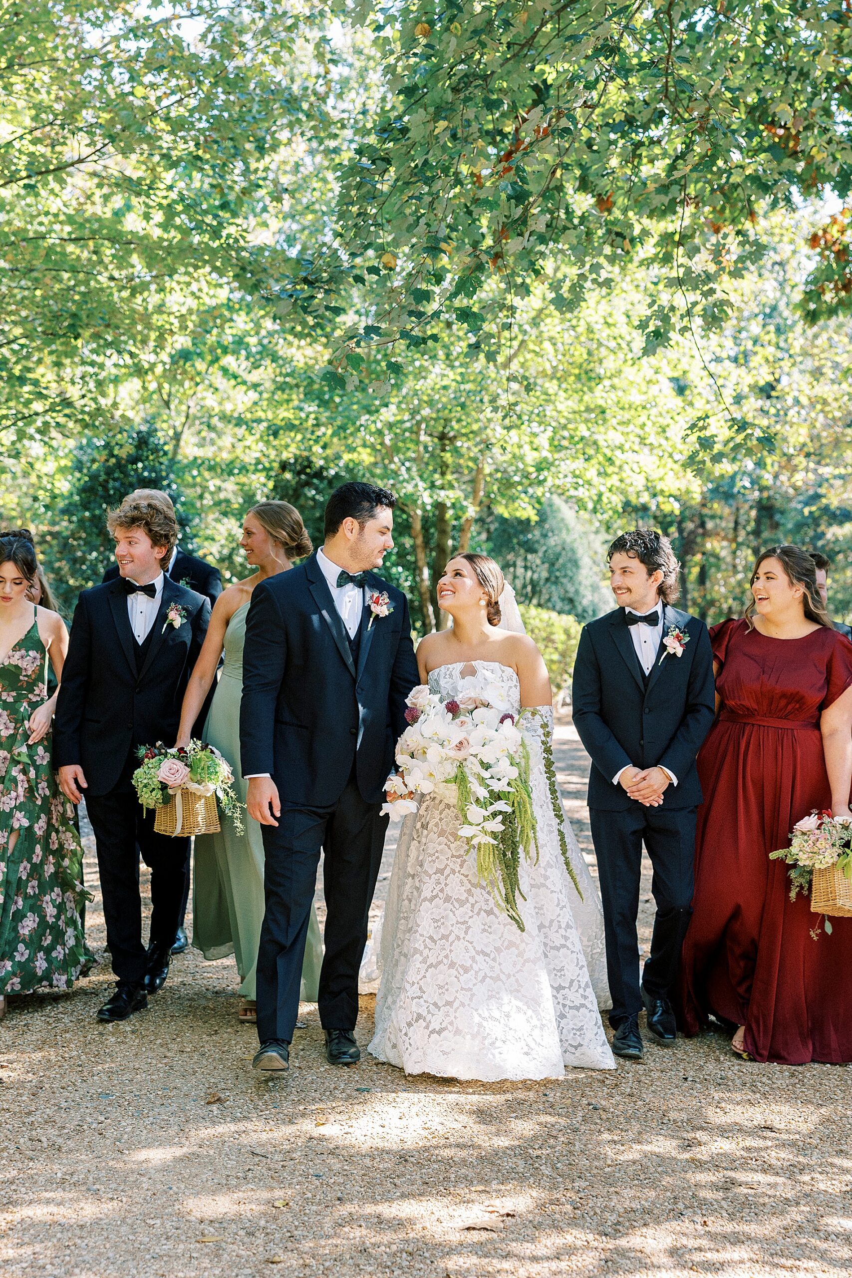 wedding party portraits 