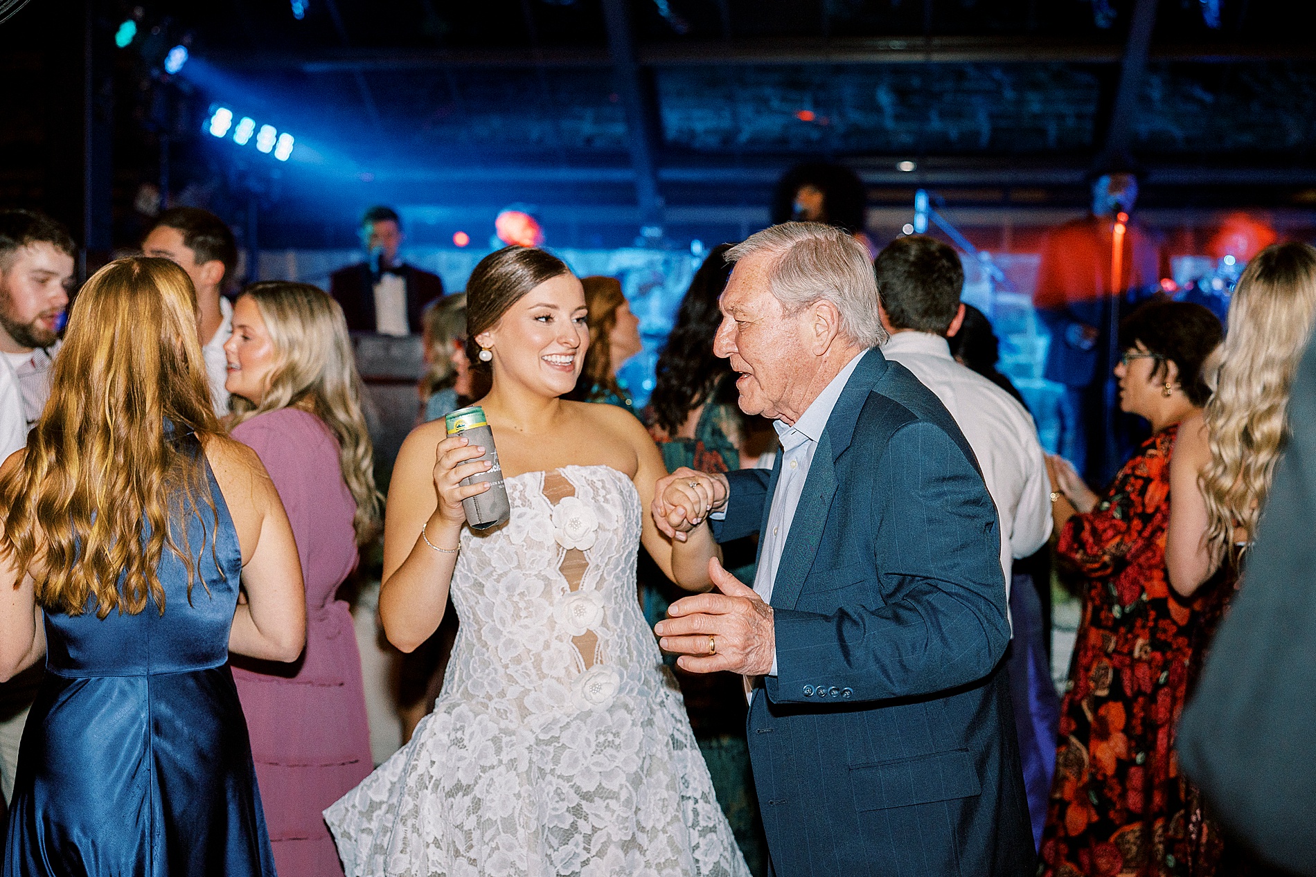 Morning Glory Farm Wedding reception in Monroe, NC