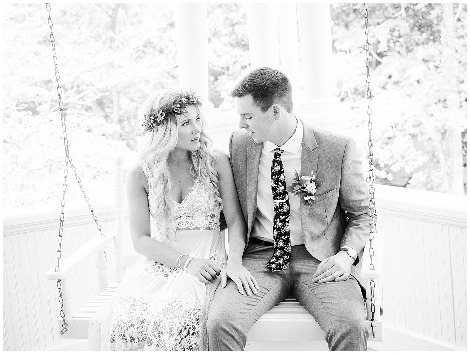 Emotional First Look from Enchanting Boho Chic Wedding in Charlotte, NC | check out the full wedding at KevynDixonPhoto.com