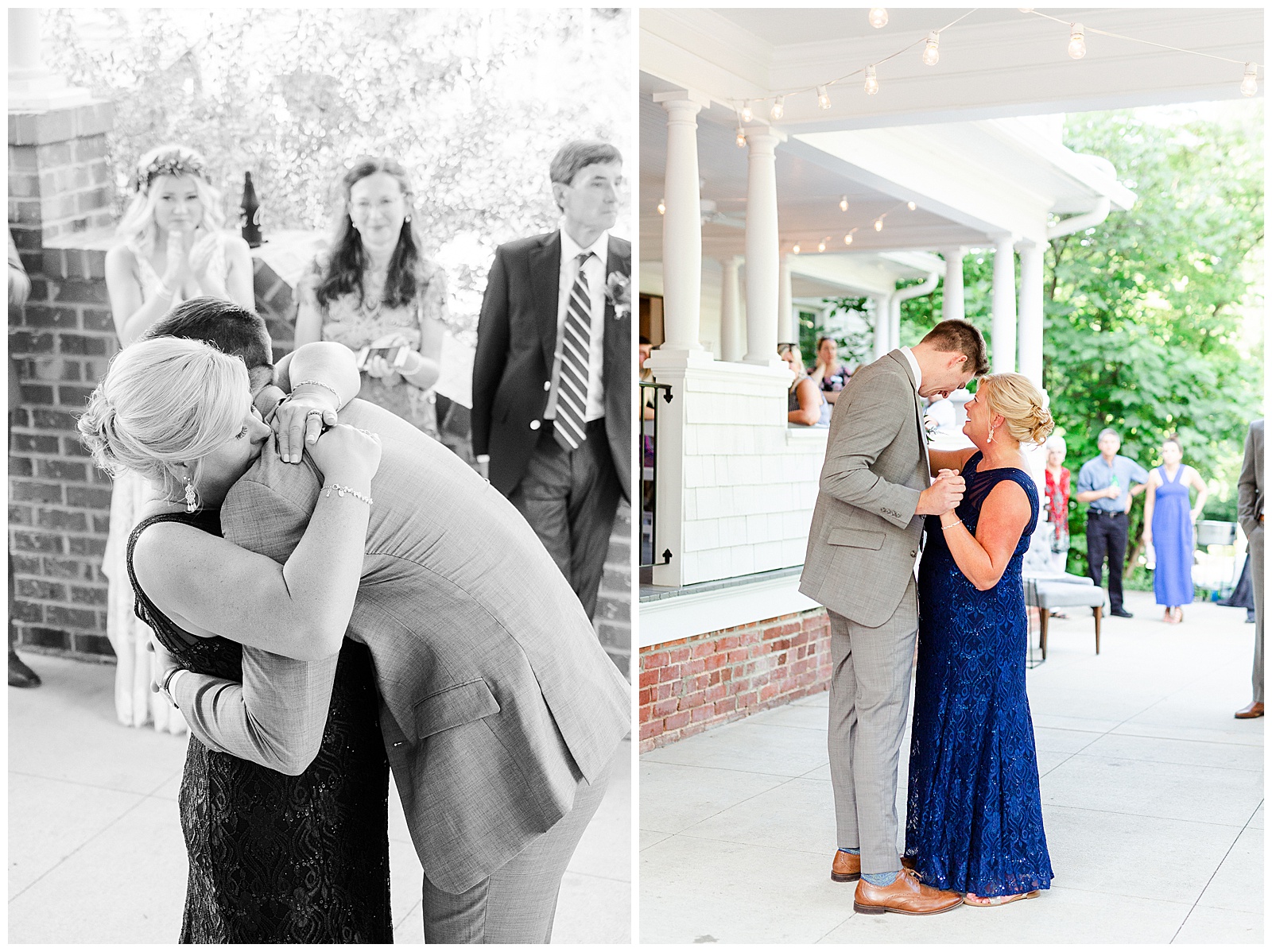 Emotional Bohemian Groom and Mom Mother-Son dance from Boho Chic Summer Wedding in Charlotte, NC | check out the full wedding at KevynDixonPhoto.com
