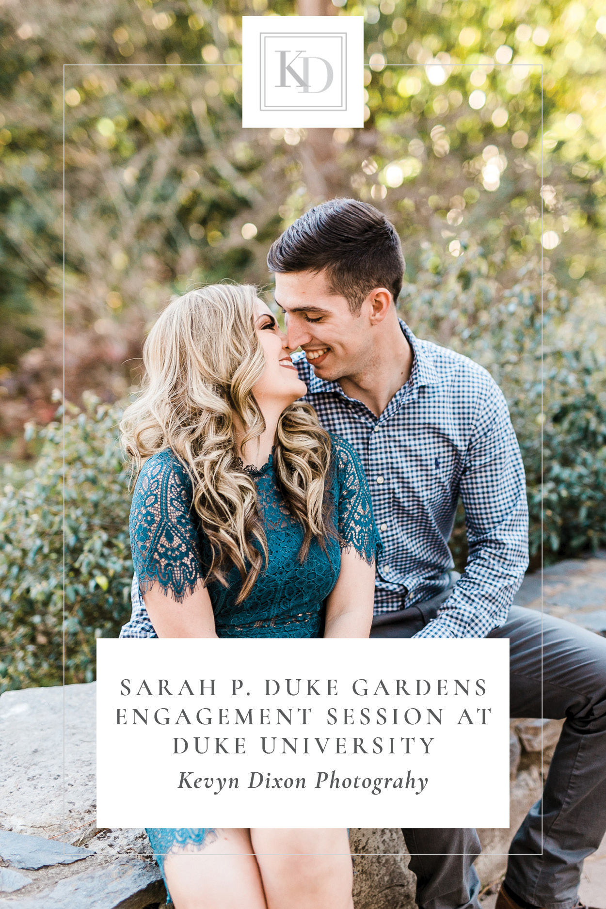 Sarah P. Duke Gardens Engagement Session at Duke University