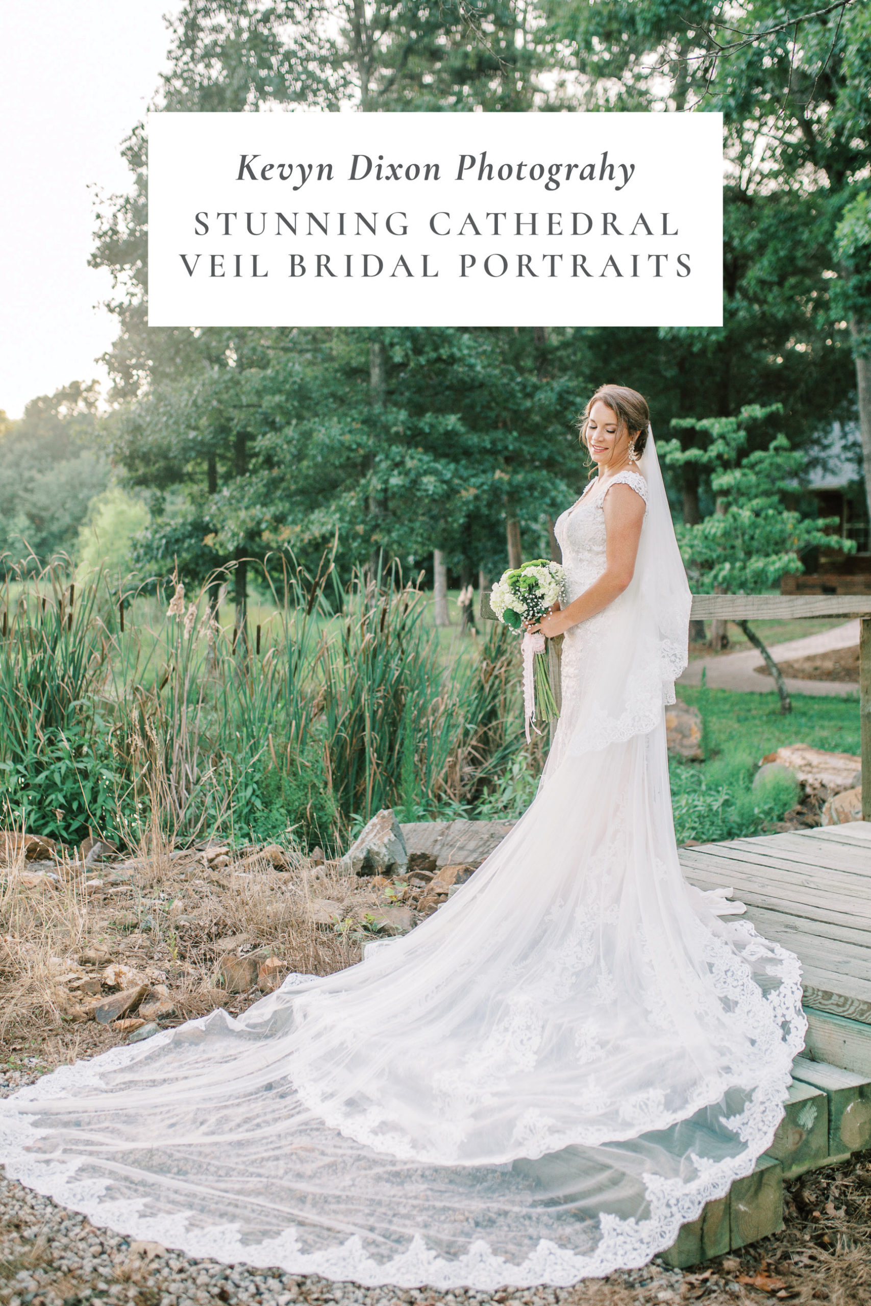 Stunning Cathedral Veil Bridal Portraits