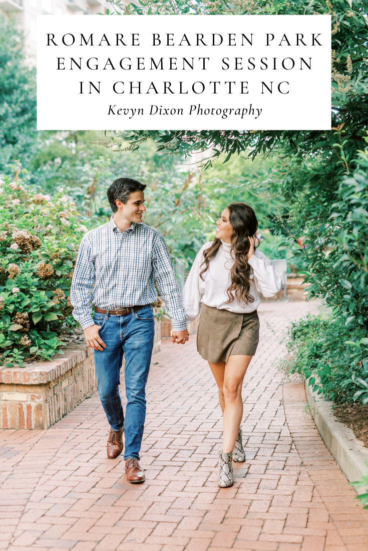 Romare Bearden Park Engagement session with Kevyn Dixon Photography