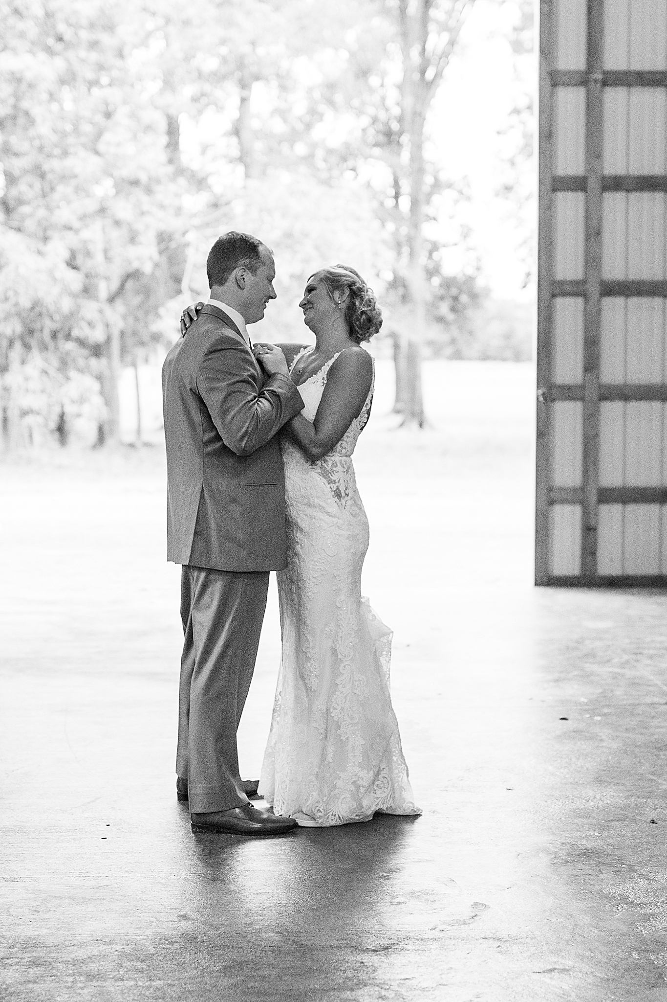 first dance in barn at The Farm at Brusharbor